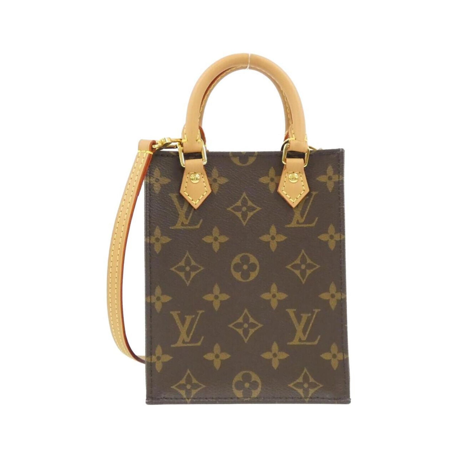 Louis Vuitton Monogram Petite Sac Plat Handbag