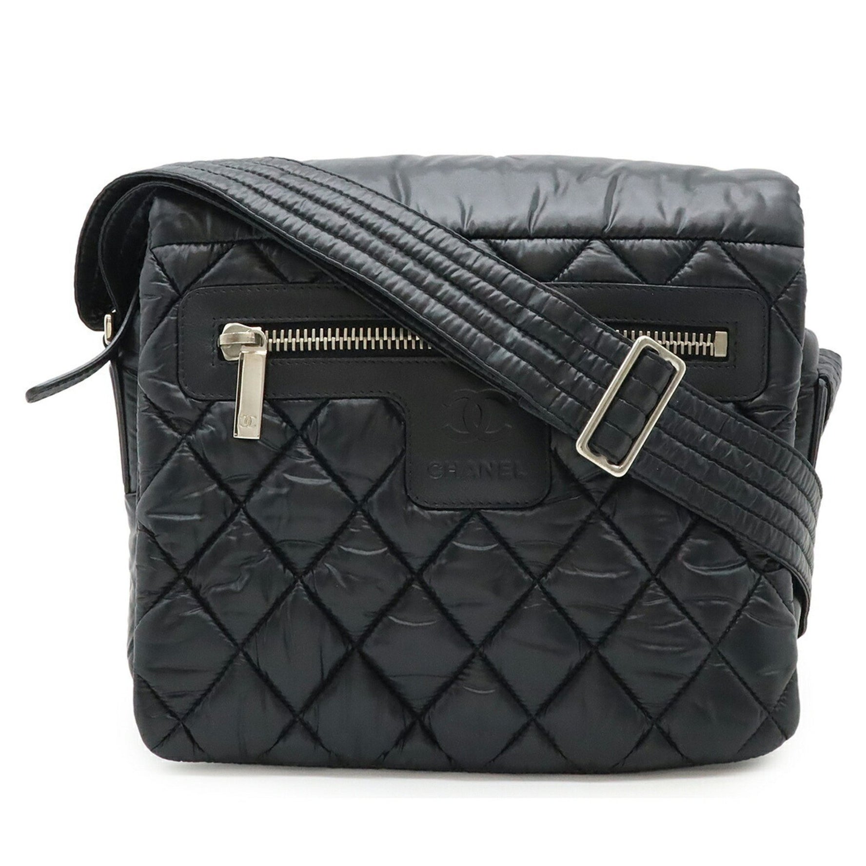 CHANEL Coco Cocoon Matelasse Small Shoulder Bag in Nylon, 8616