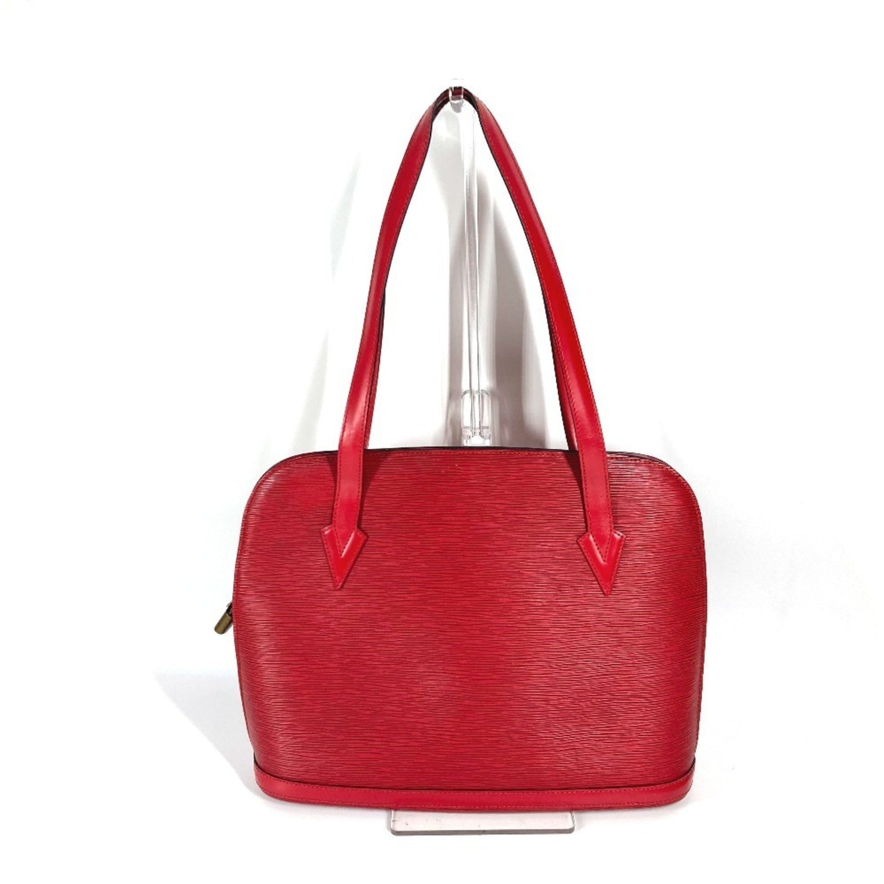 Louis Vuitton Epi Backpack Shoulder Bag Tote Leather Castilian Red