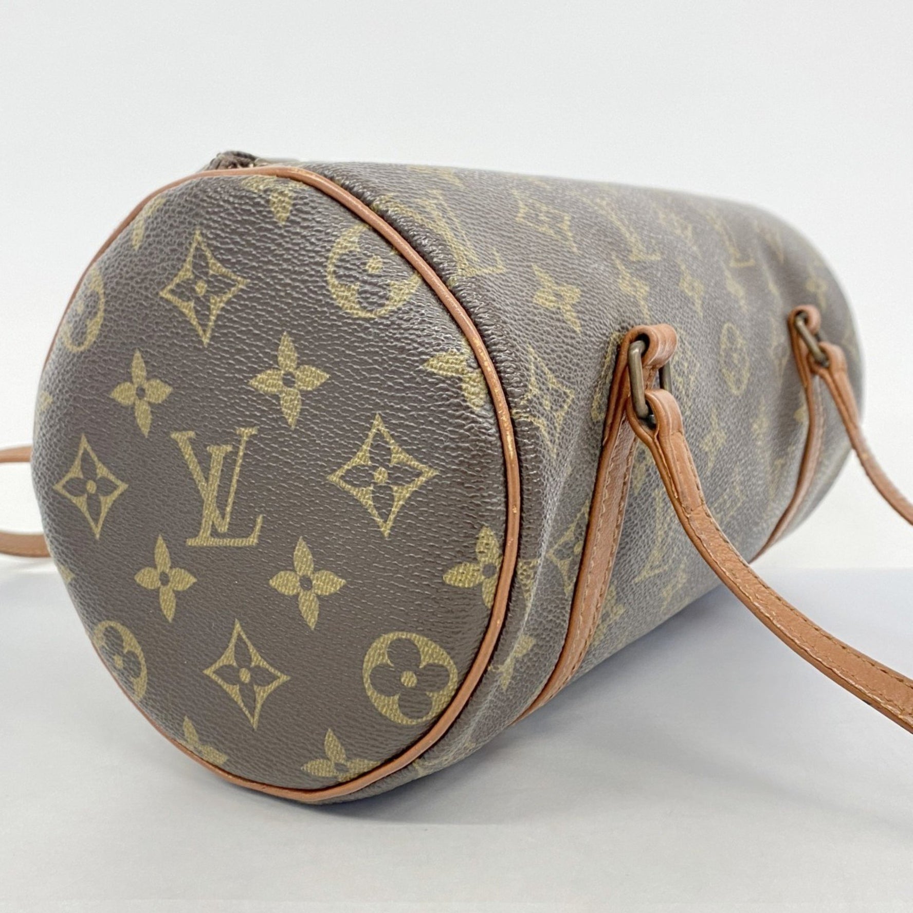 Louis Vuitton Monogram Papillon 26 Handbag M51386 Brown Women's