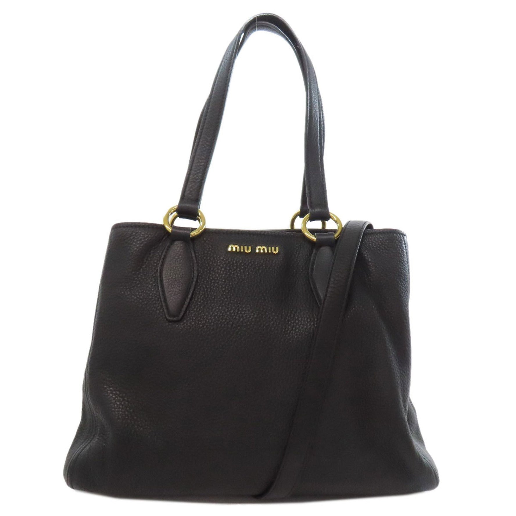Miu Miu Miu Leather Tote Bag MIUMIU