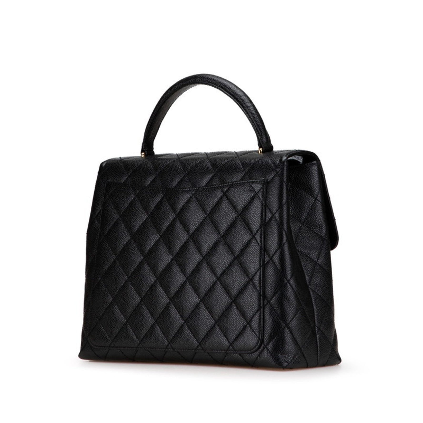 CHANEL Matelasse Coco Mark Handbag in Caviar Skin