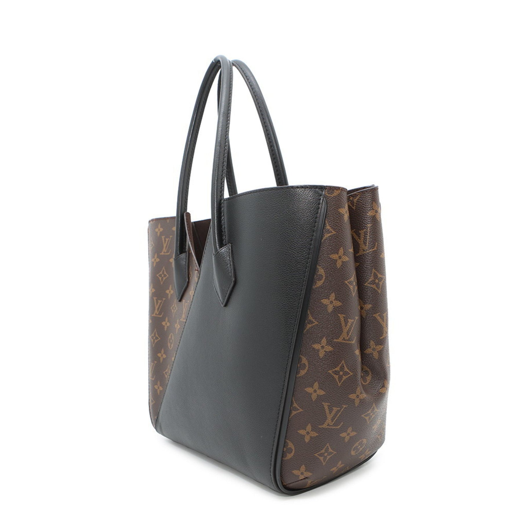 Louis Vuitton Monogram Calfskin Kimono MM Tote Bag Black