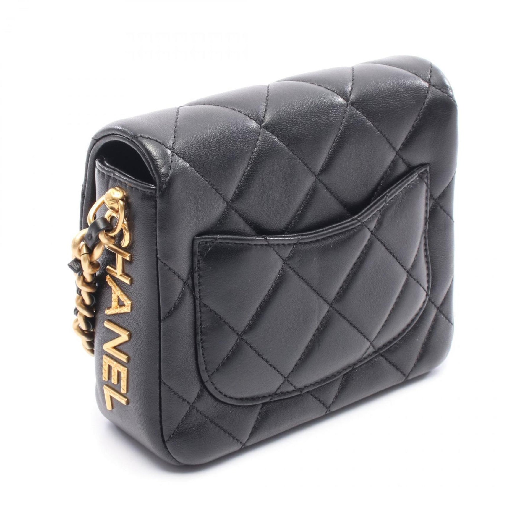 CHANEL Matelasse Shoulder Bag, Lambskin Leather