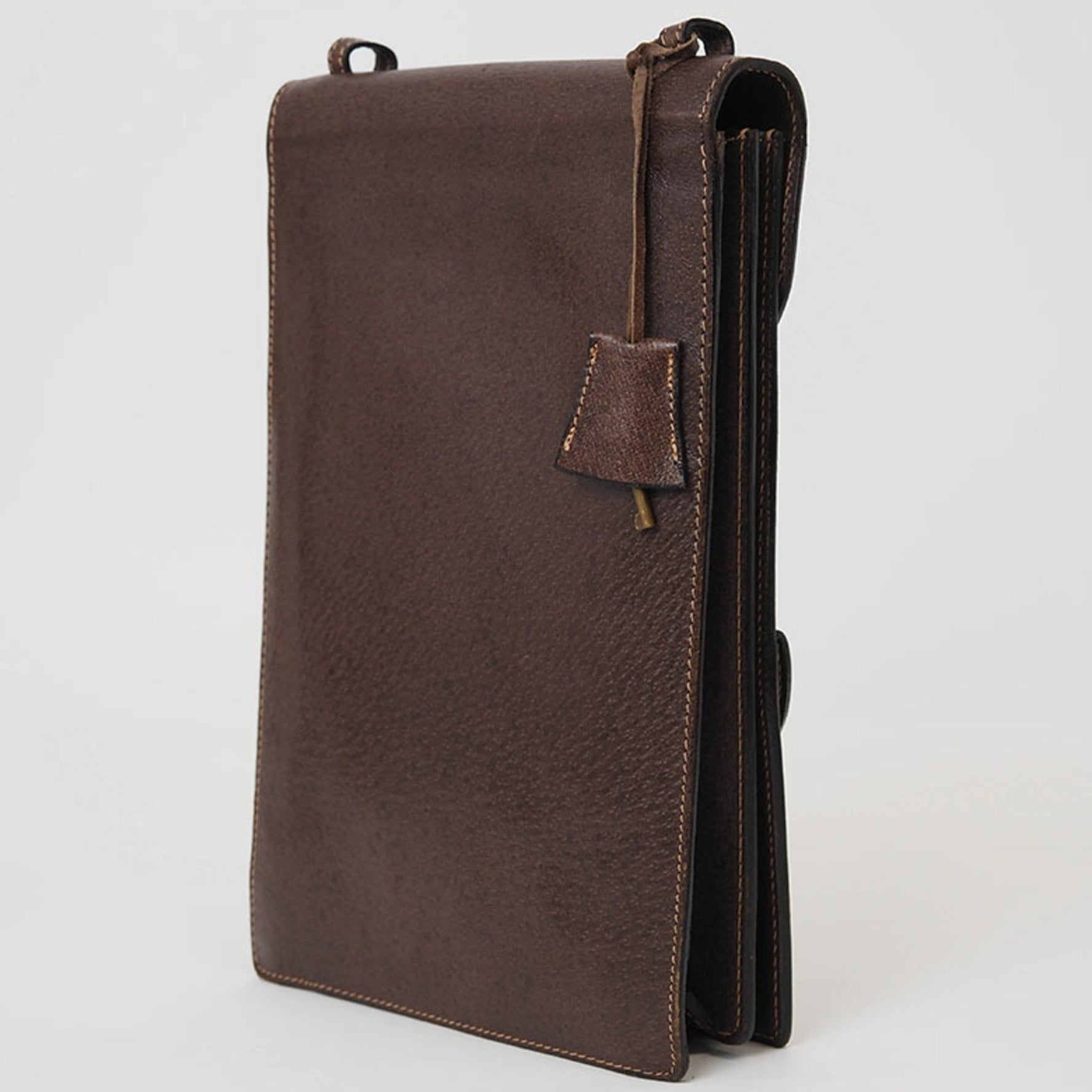 GUCCI Old Leather Shoulder Bag