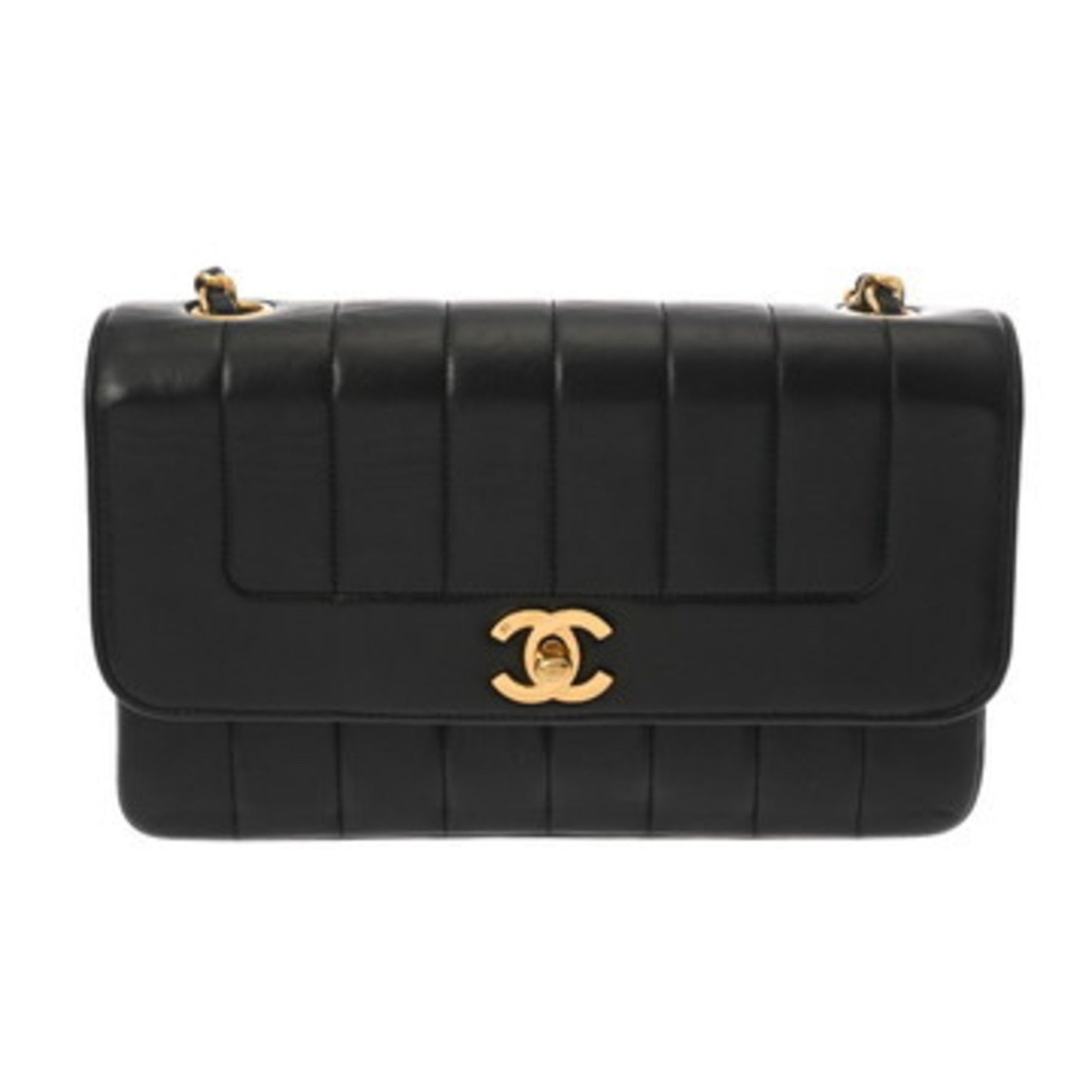 CHANEL Mademoiselle Chain Shoulder Bag, Lambskin