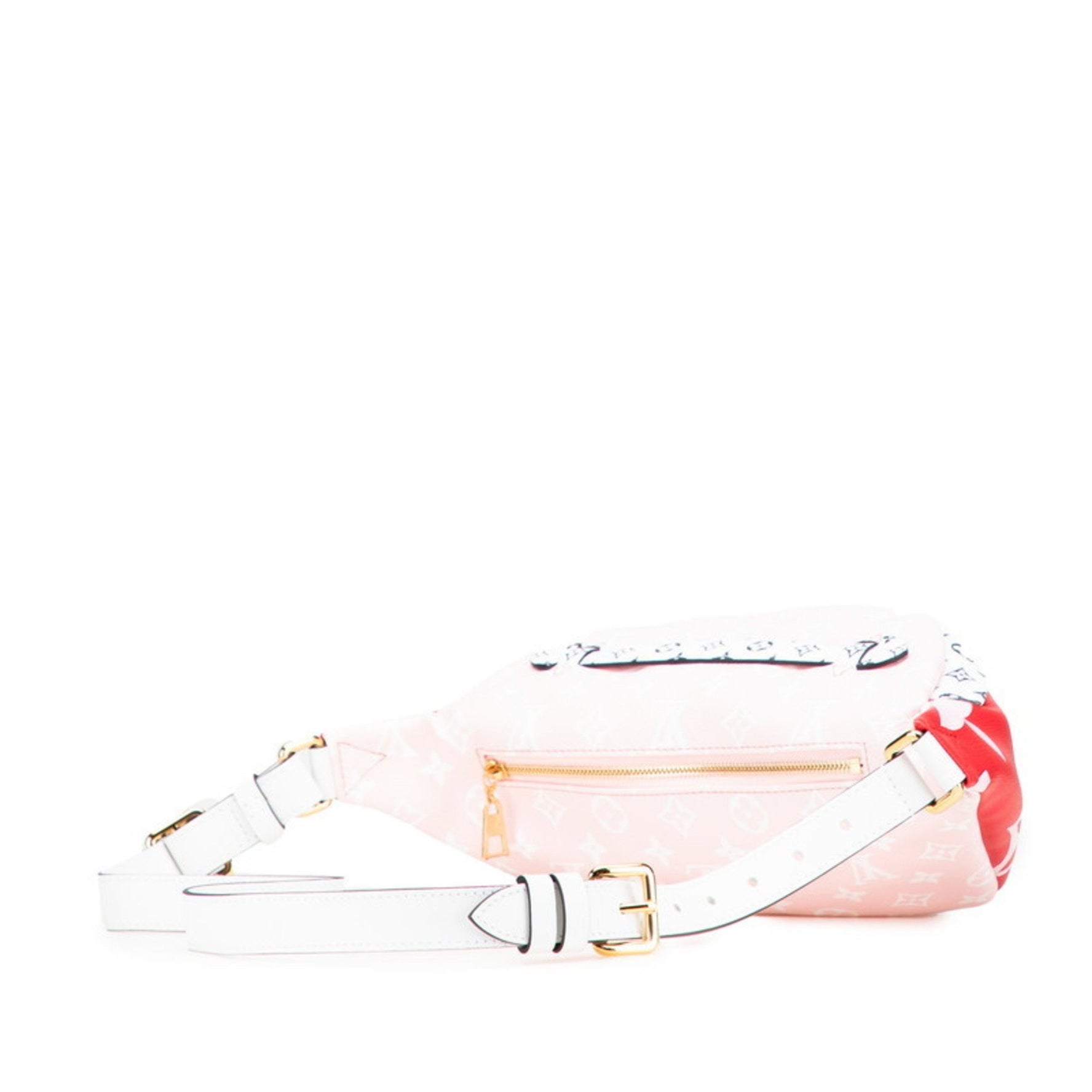Louis Vuitton Monogram Giant Bum Bag/Body Bag M44575 Rouge Red White PVC Leather Women's LOUIS VUITTON