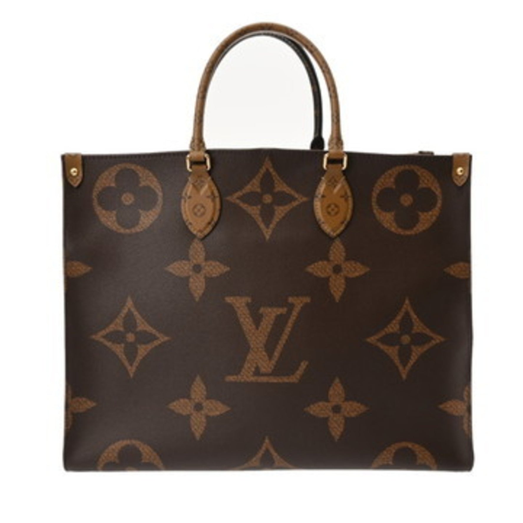 LOUIS VUITTON Monogram Giant On the Go GM Tote, Unisex Canvas Handbag