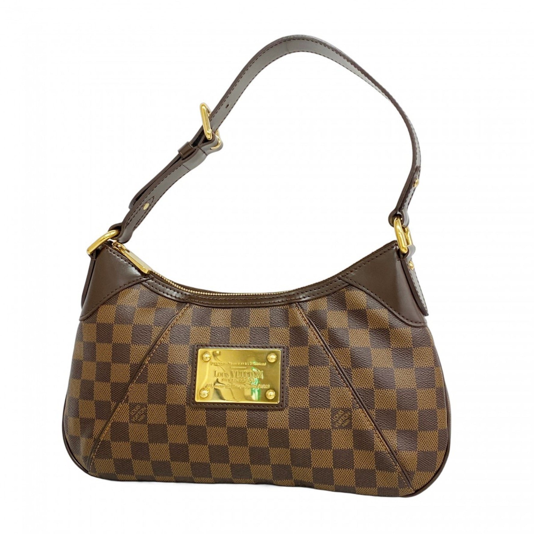 Louis Vuitton Damier Thames PM Shoulder Bag N48180 Ebene for Women