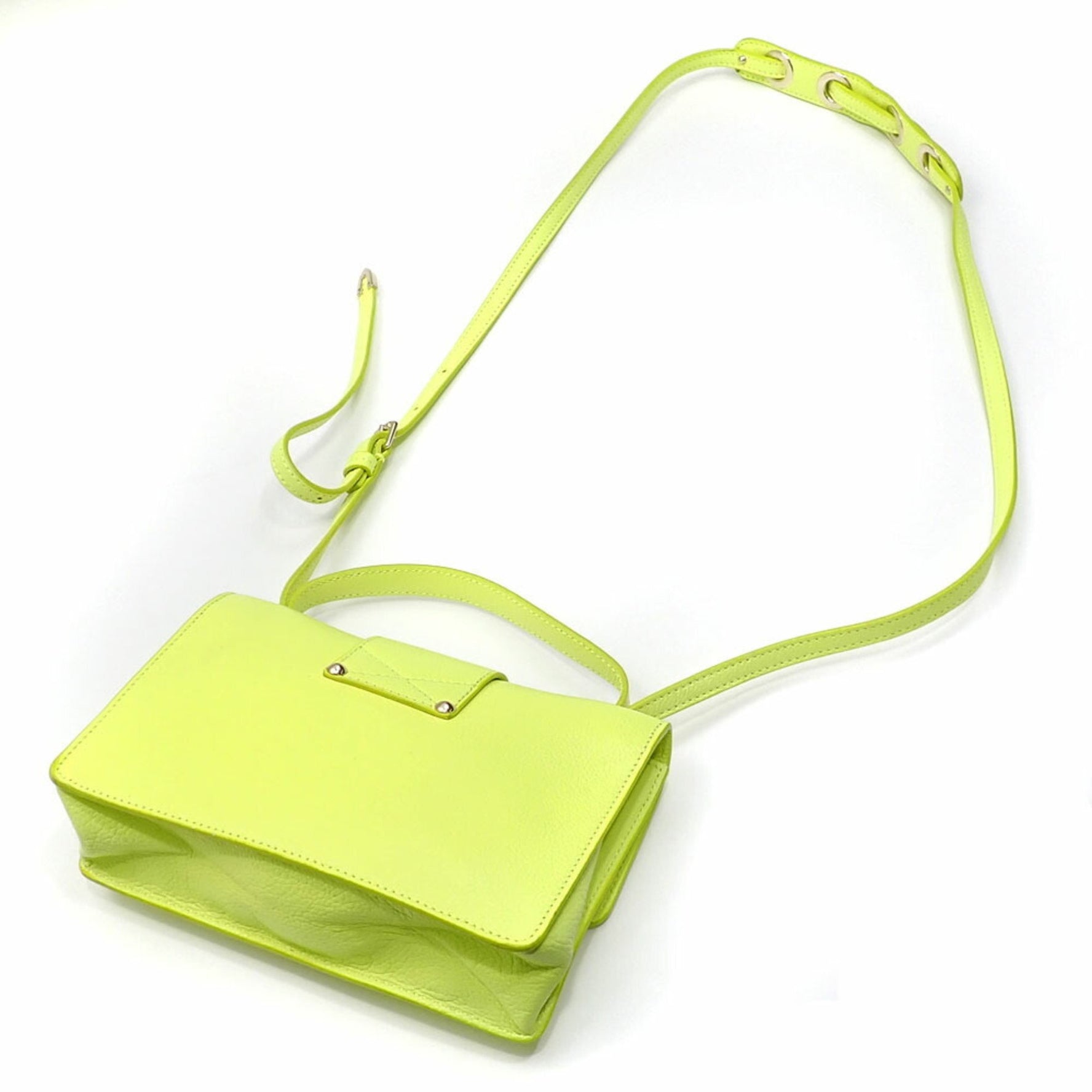 Jimmy Choo Lemon Yellow Leather Shoulder Bag