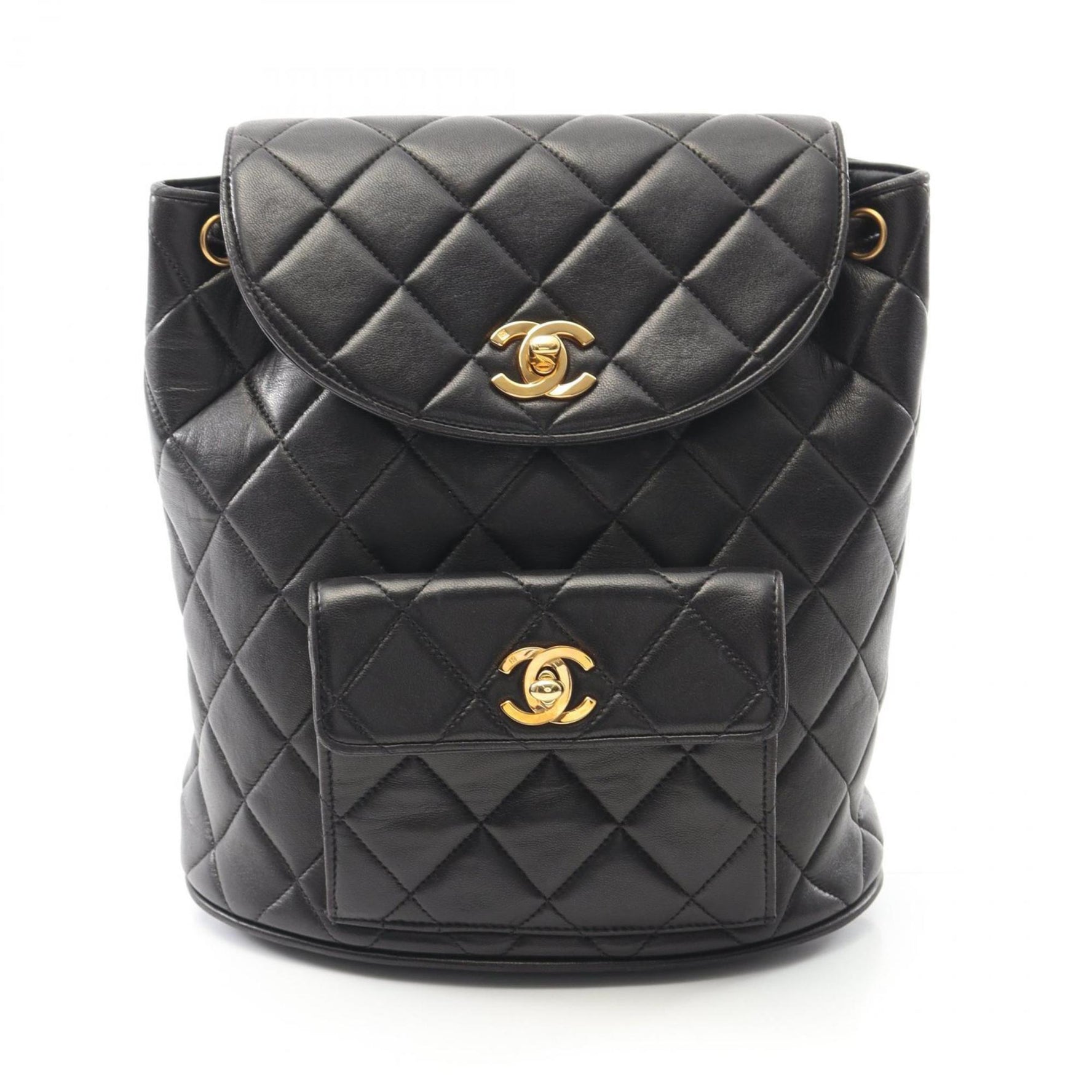 CHANEL Matelasse Backpack Bag in Lambskin Leather