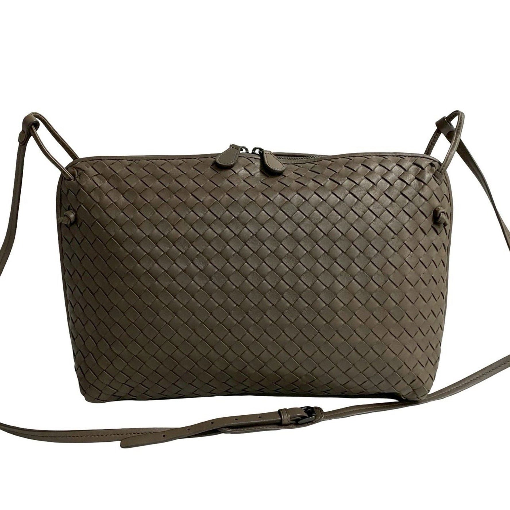 BOTTEGA VENETA Intrecciato Leather Shoulder Bag/Pochette/Sacoche in 927-8