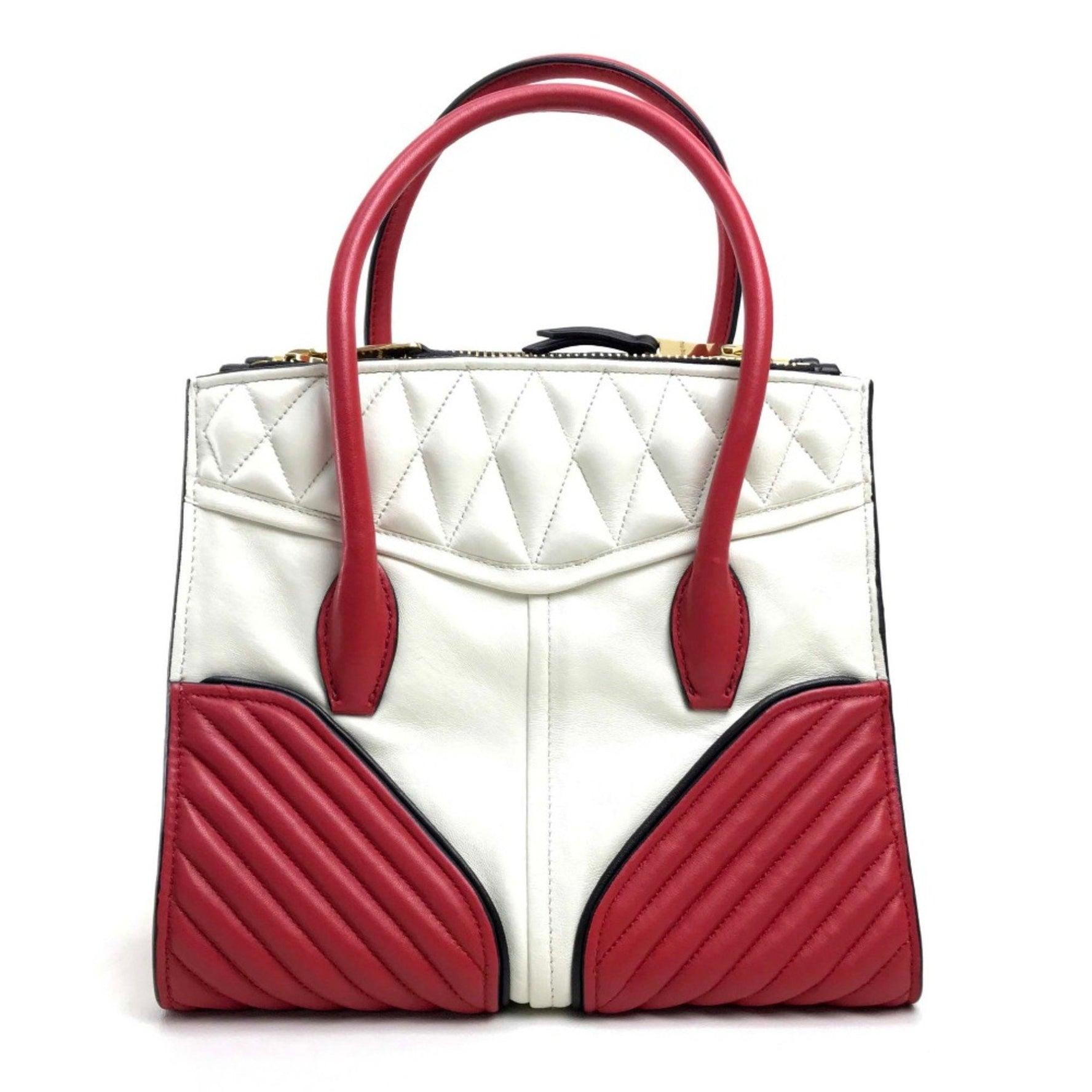 Miu Miu Biker Bag Hand Bag Shoulder Bag Crossbody Hand Bag Red