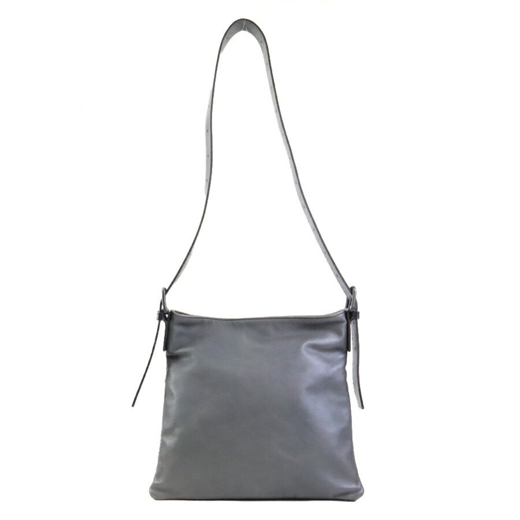 Bottega Veneta shoulder bag in grey and black leather, suitable for both men women, 56285g