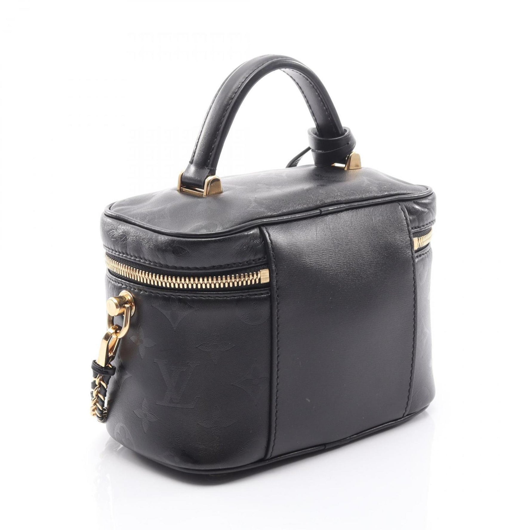 Louis Vuitton Vanity PM Monogram Ink Handbag, Leather