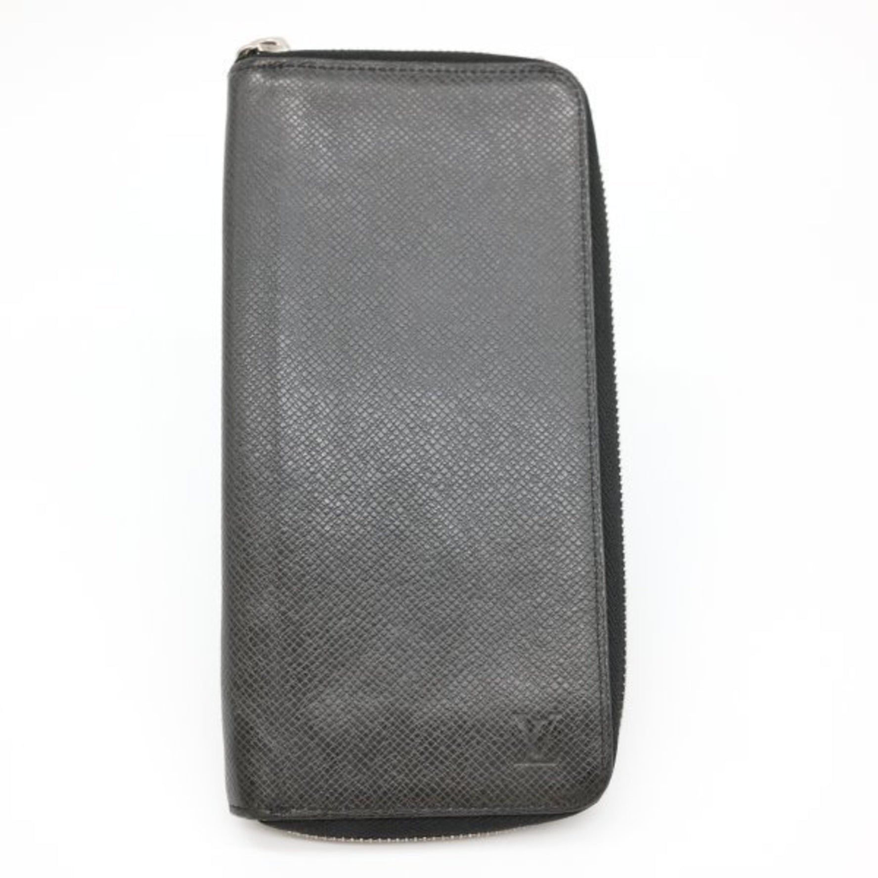 Louis Vuitton Taiga Vertical Zippy Wallet Round Long Ardoise