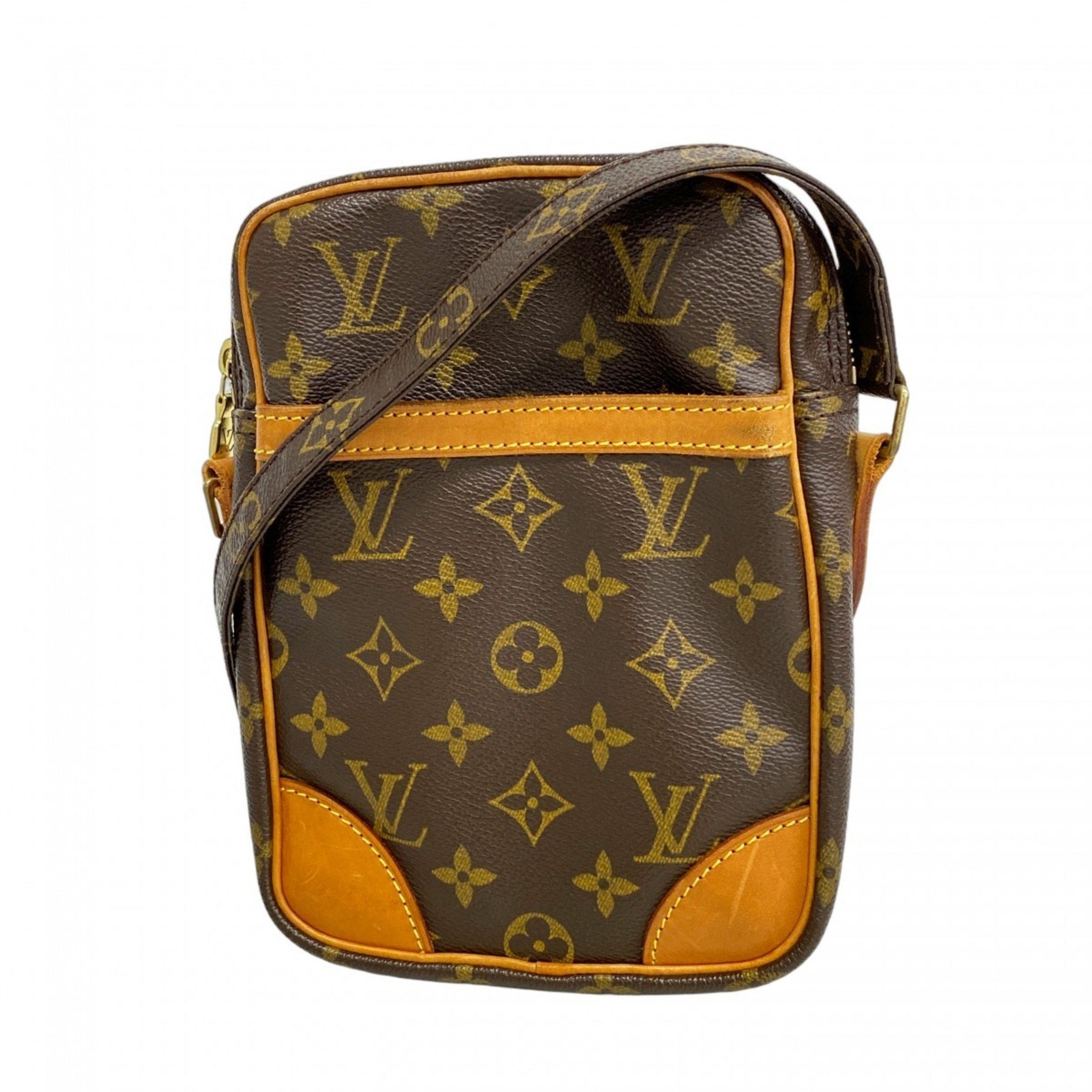 Louis Vuitton Monogram Danube Shoulder Bag M45266 Brown Women's