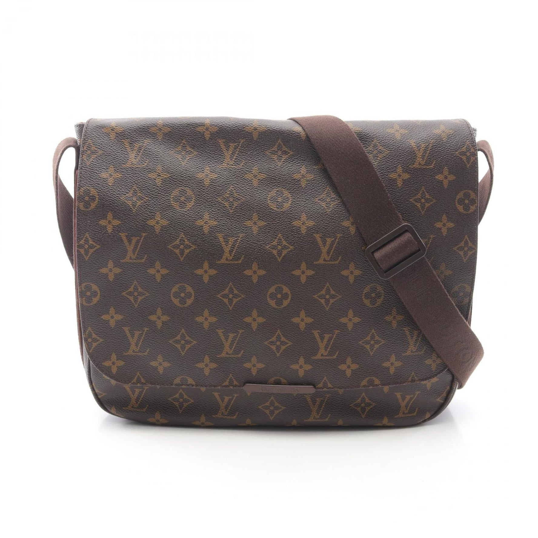 Louis Vuitton Messenger Bobble MM Shoulder Bag in Coated Canvas with Monogram Design, Brown