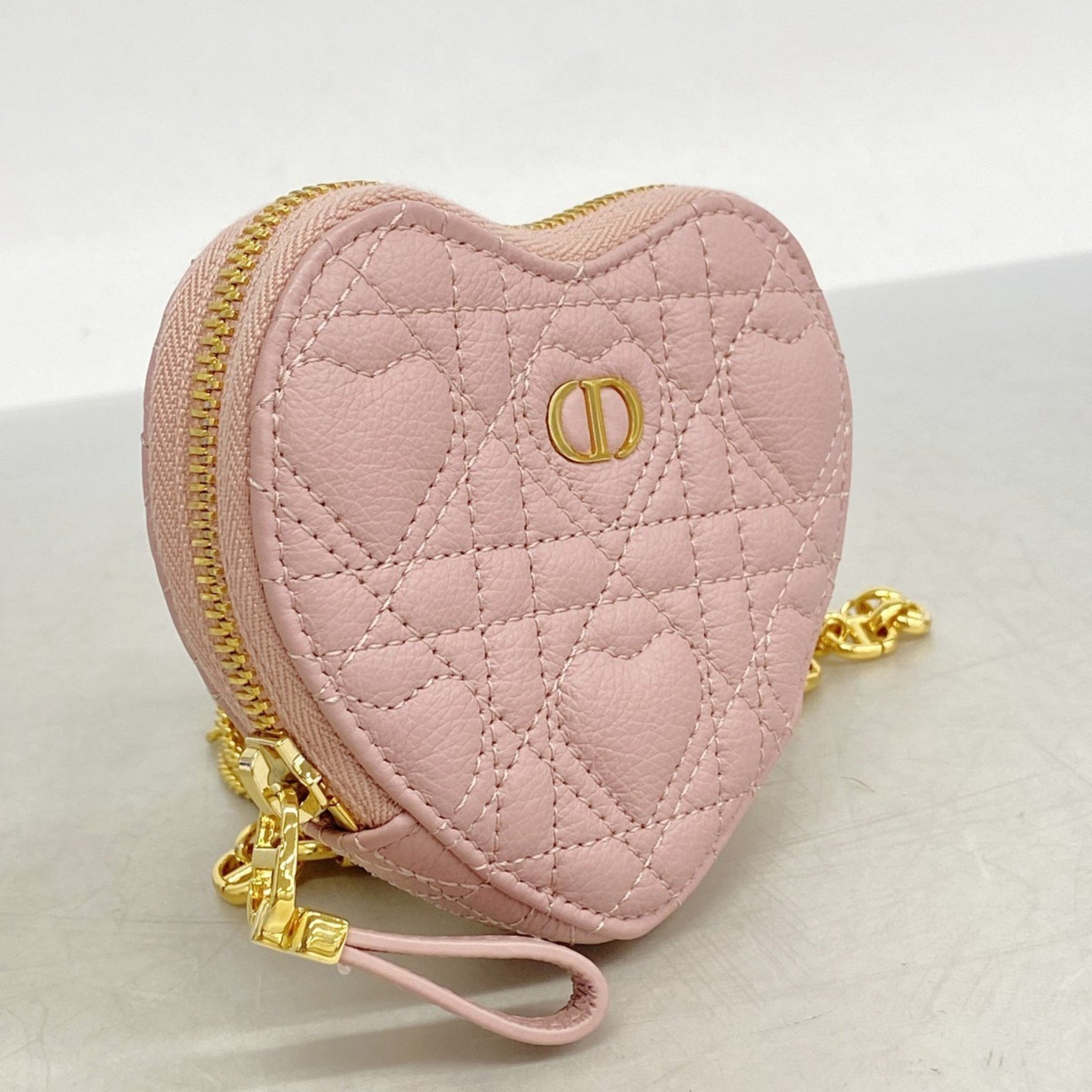 Christian Dior Heart Leather Shoulder Bag