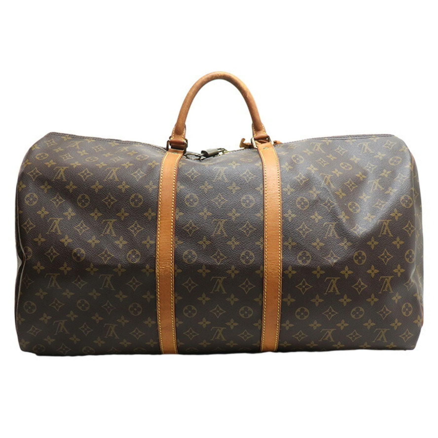 LOUIS VUITTON Louis Vuitton Keepall 60 Boston Bag Monogram Brown Unisex