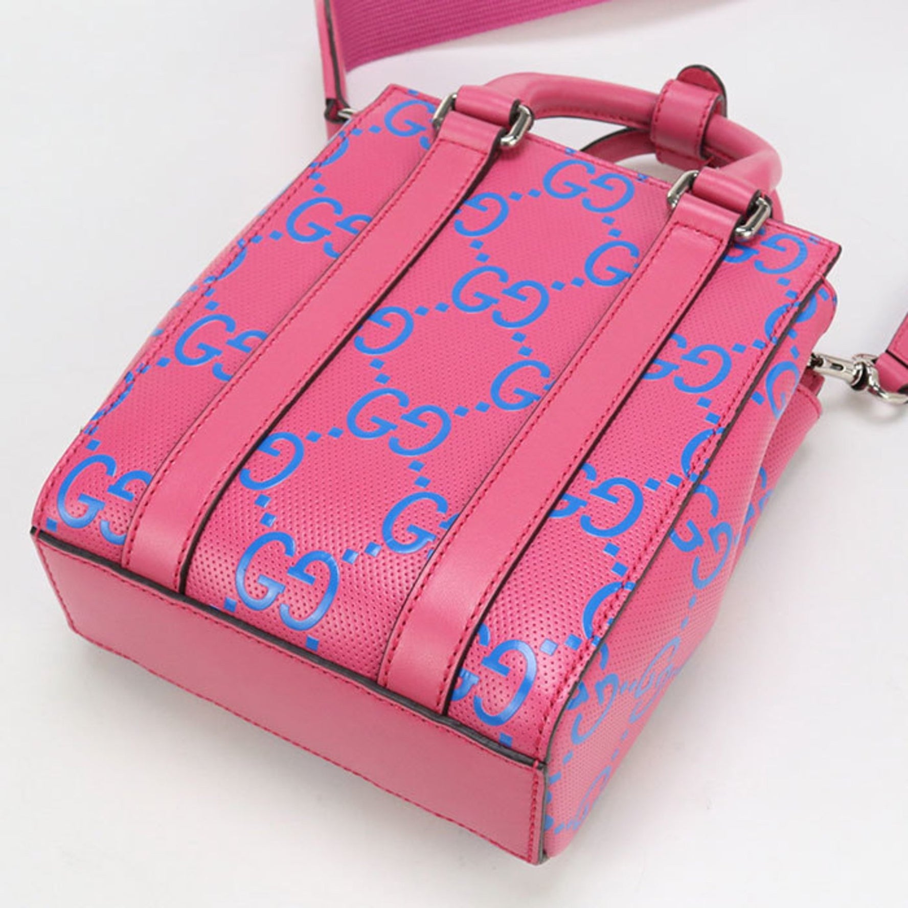 GUCCI Tote Bag Mini GG Embossed