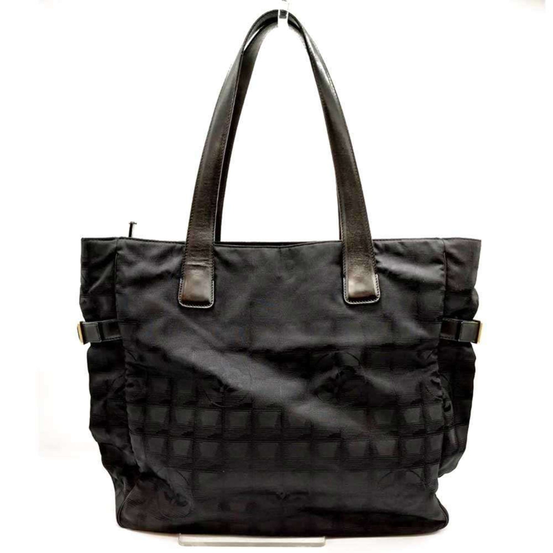 Chanel New Travel Line Tote GM Handbag in Nylon Jacquard