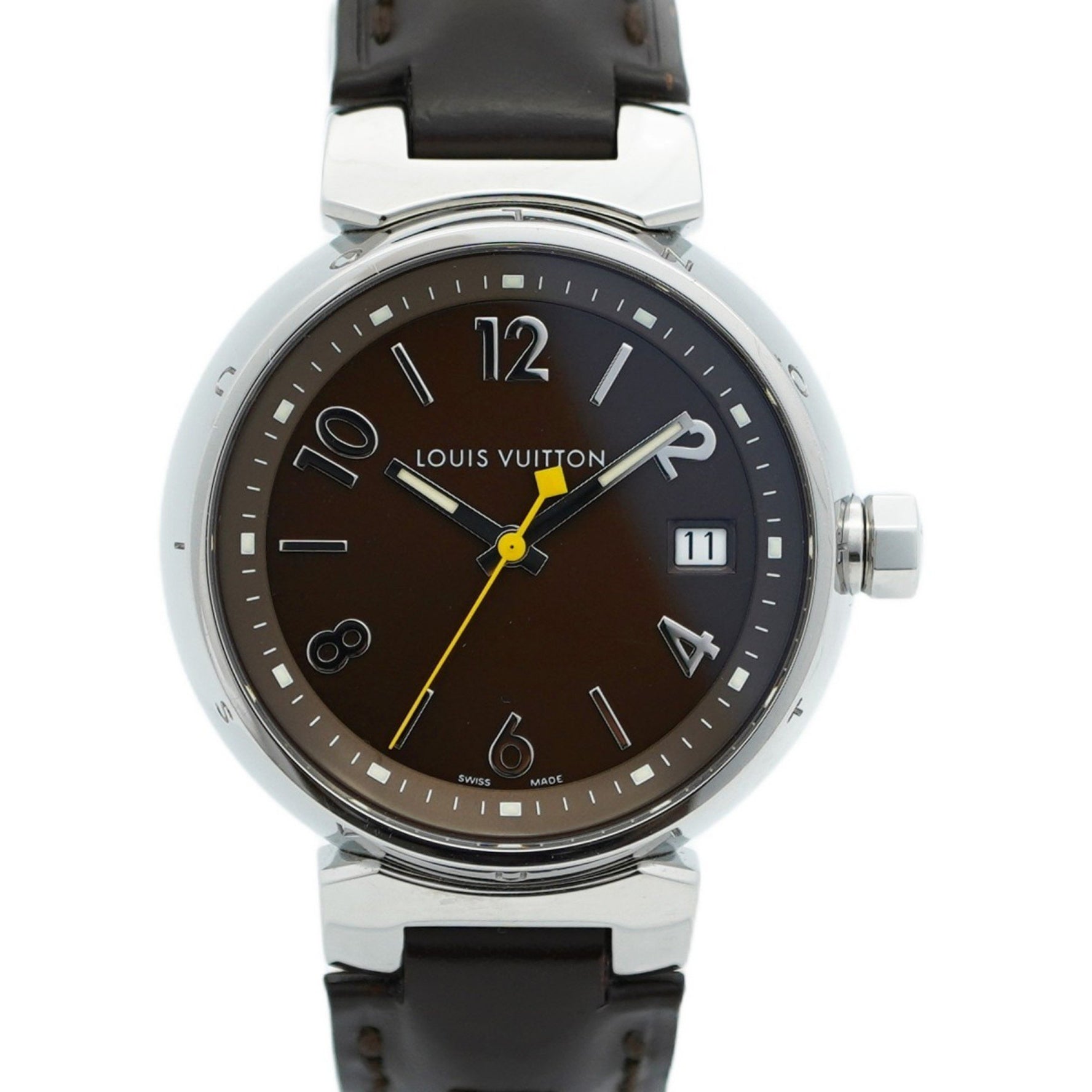 Louis Vuitton Tambour Q1311 Brown Dial Women's Watch