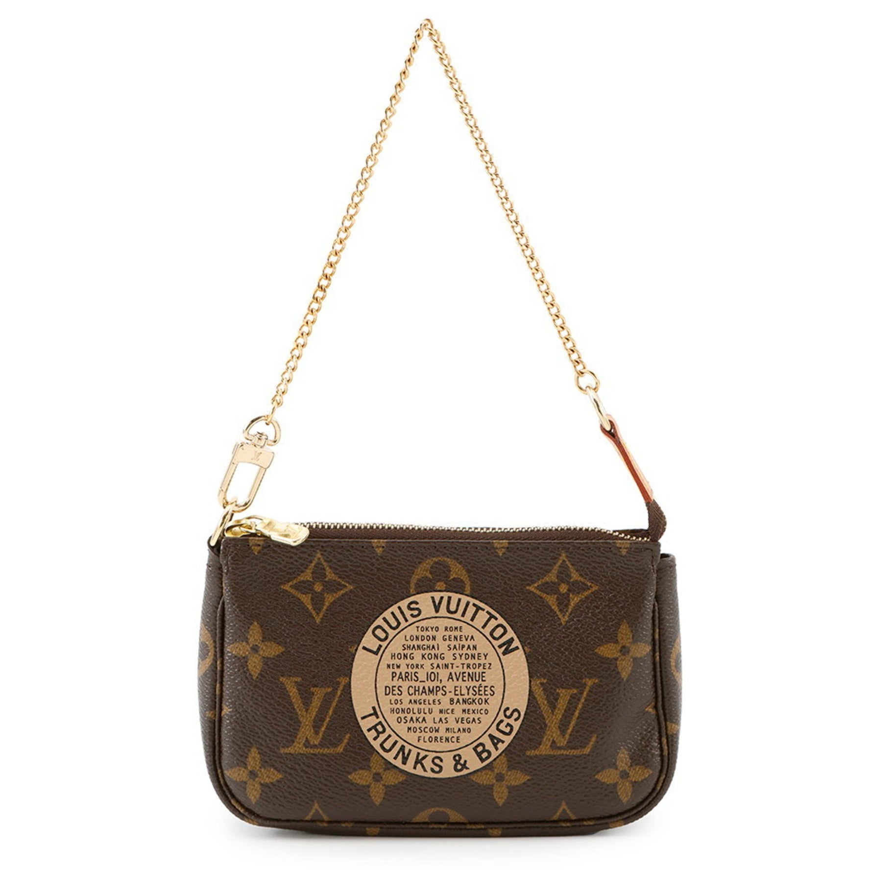 Louis Vuitton Monogram Mini Pochette Handbag, Accessoires T&B Pouch