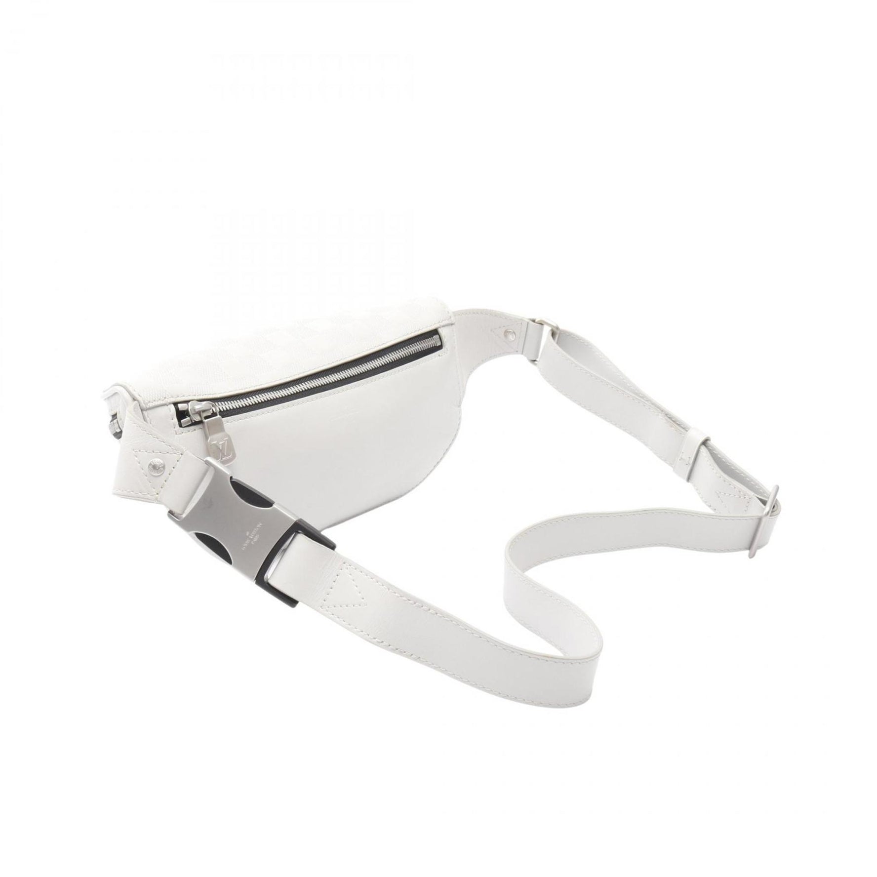 Louis Vuitton Damier Infini Canvas Bum Bag, Blanc Leather Waist Body