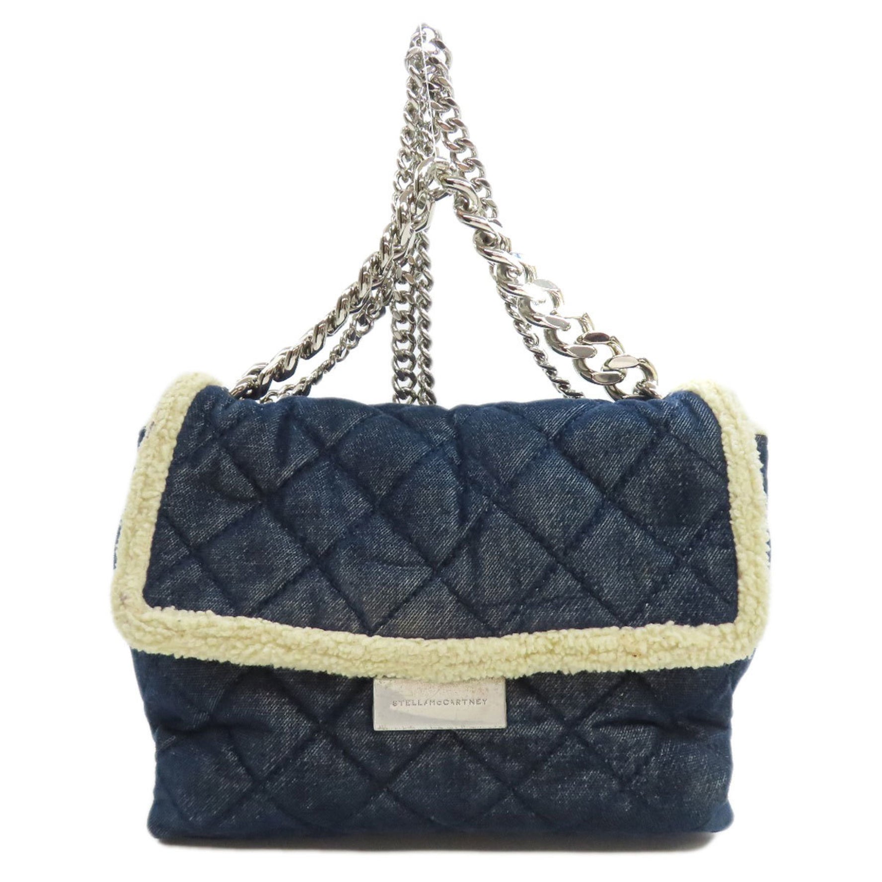 Stella McCartney Chain Shoulder Handbag Denim