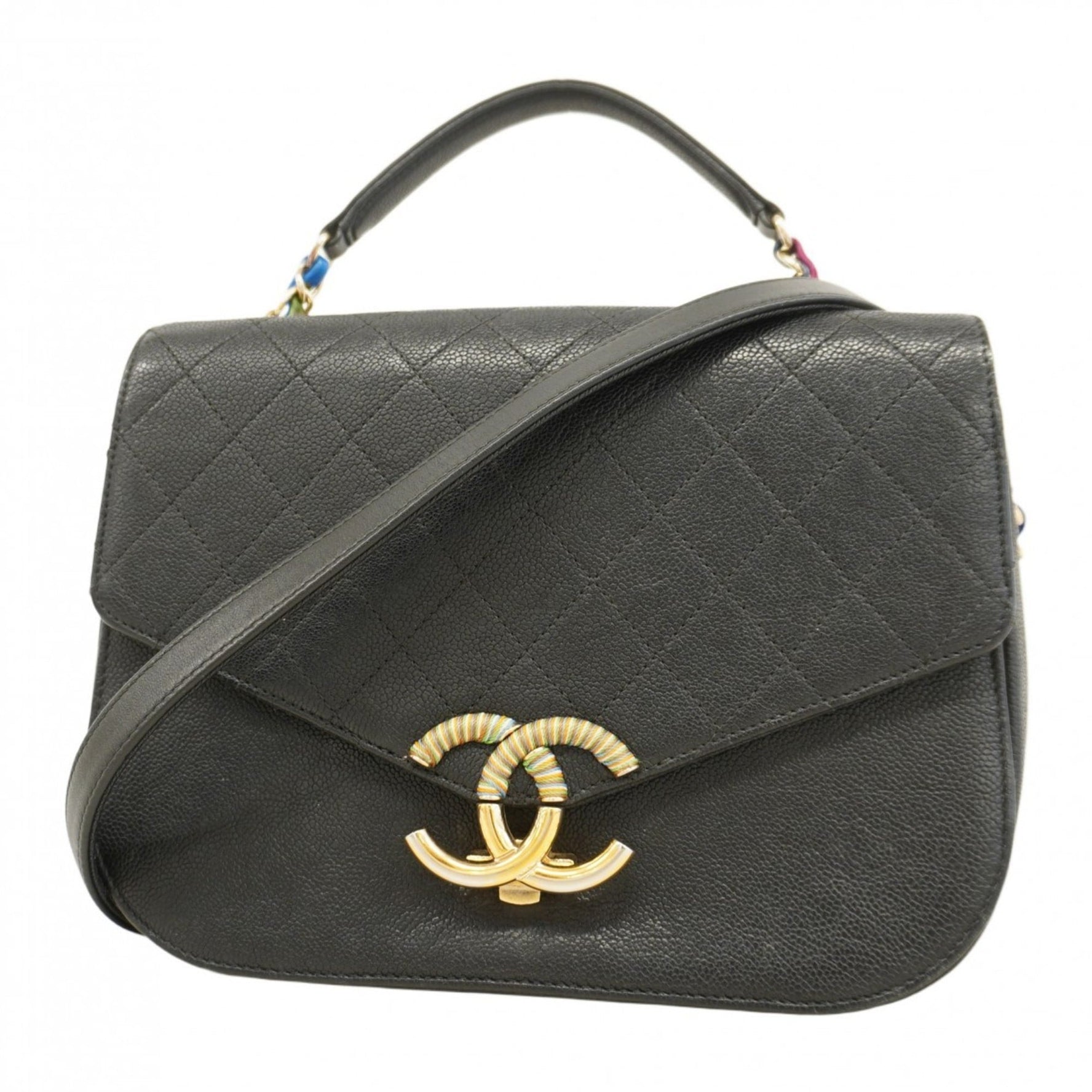 Chanel Matelasse Shoulder Bag in Caviar Skin