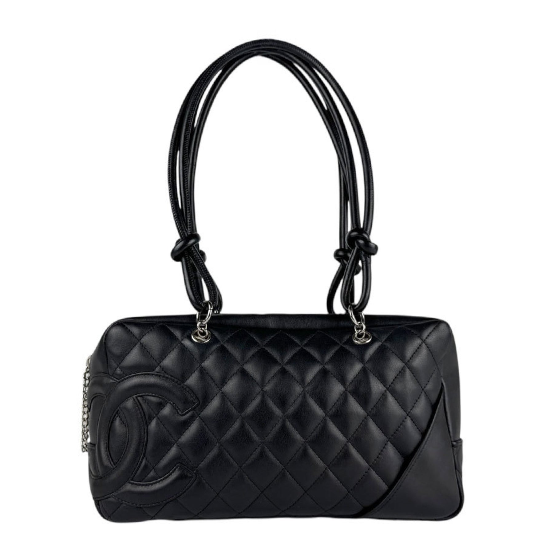 CHANEL Cambon Line Shoulder Bag, Lambskin