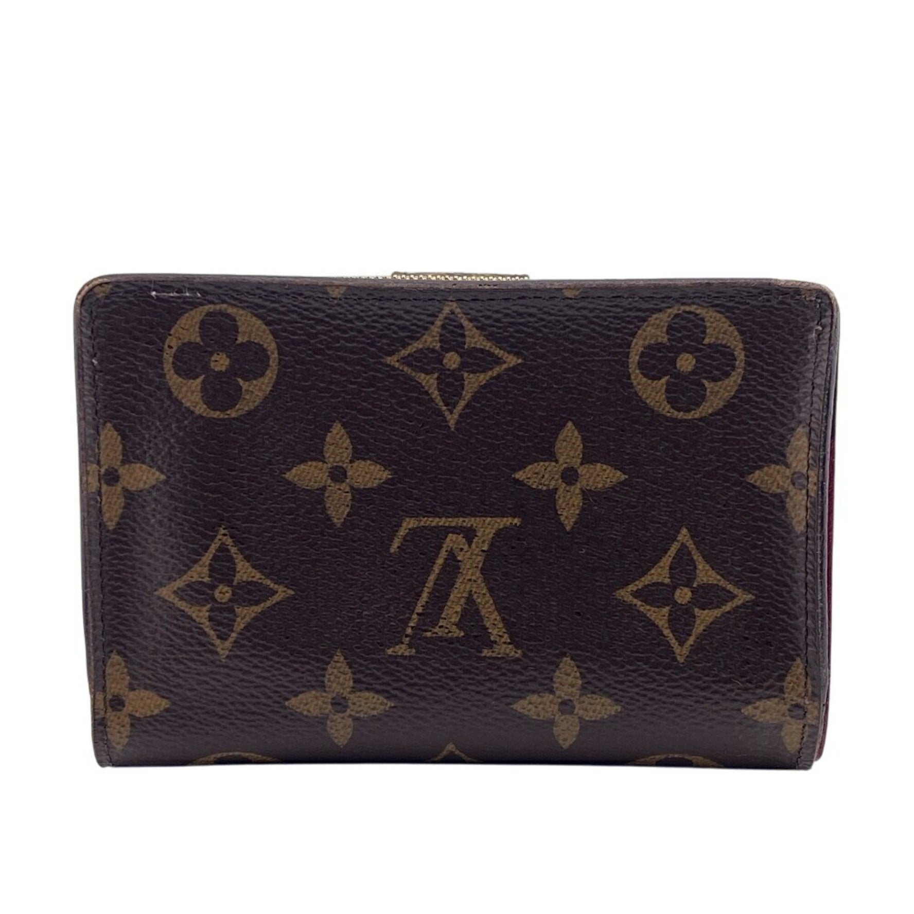 Louis Vuitton Portefeuille Juliet Compact Wallet, Monogram, Bifold Coin Purse, Bill Holder, Card Brown