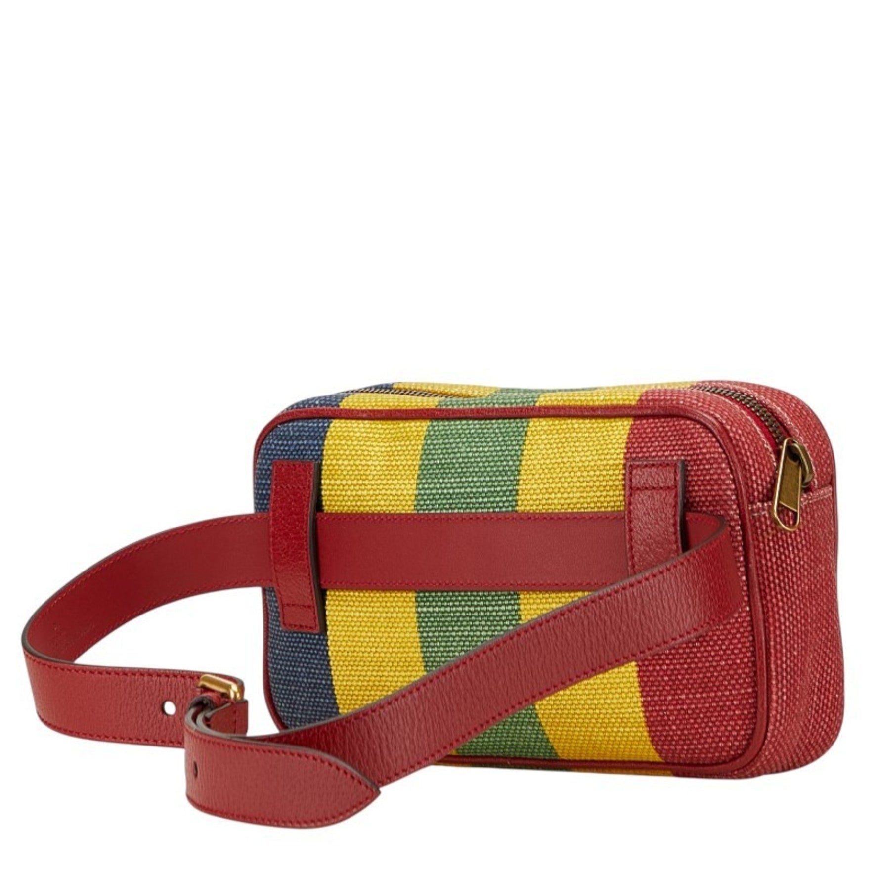 Gucci Baiadera Body Bag/Waist Bag Multicolor Canvas and Leather