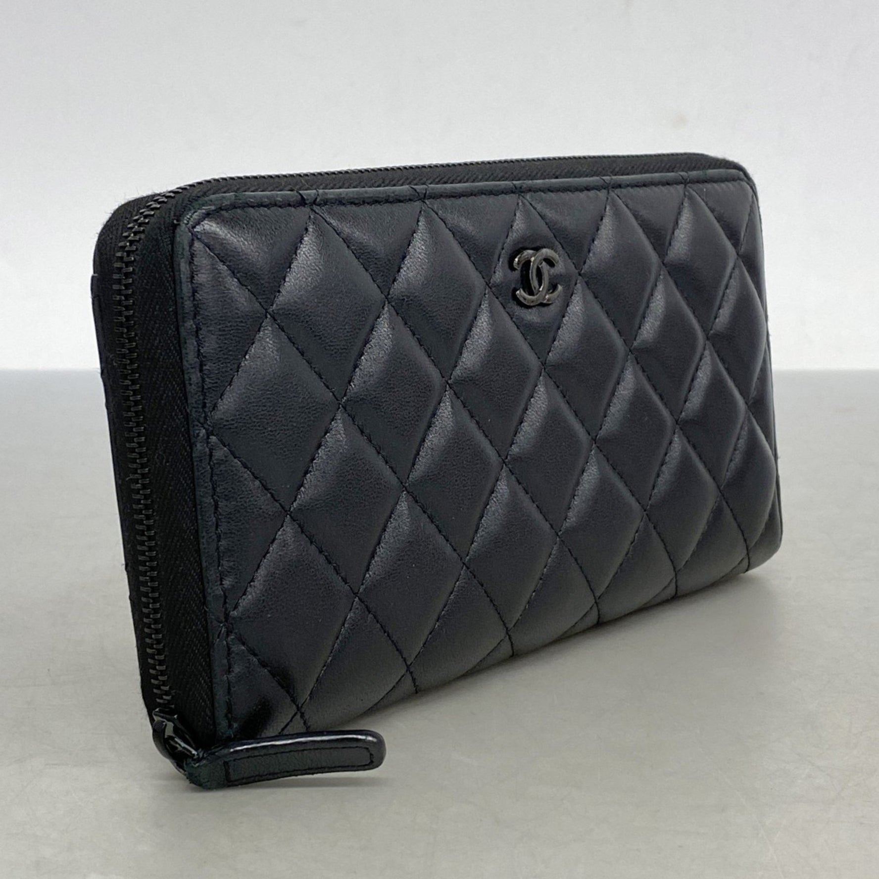 Chanel Matelasse Lambskin Long Wallet