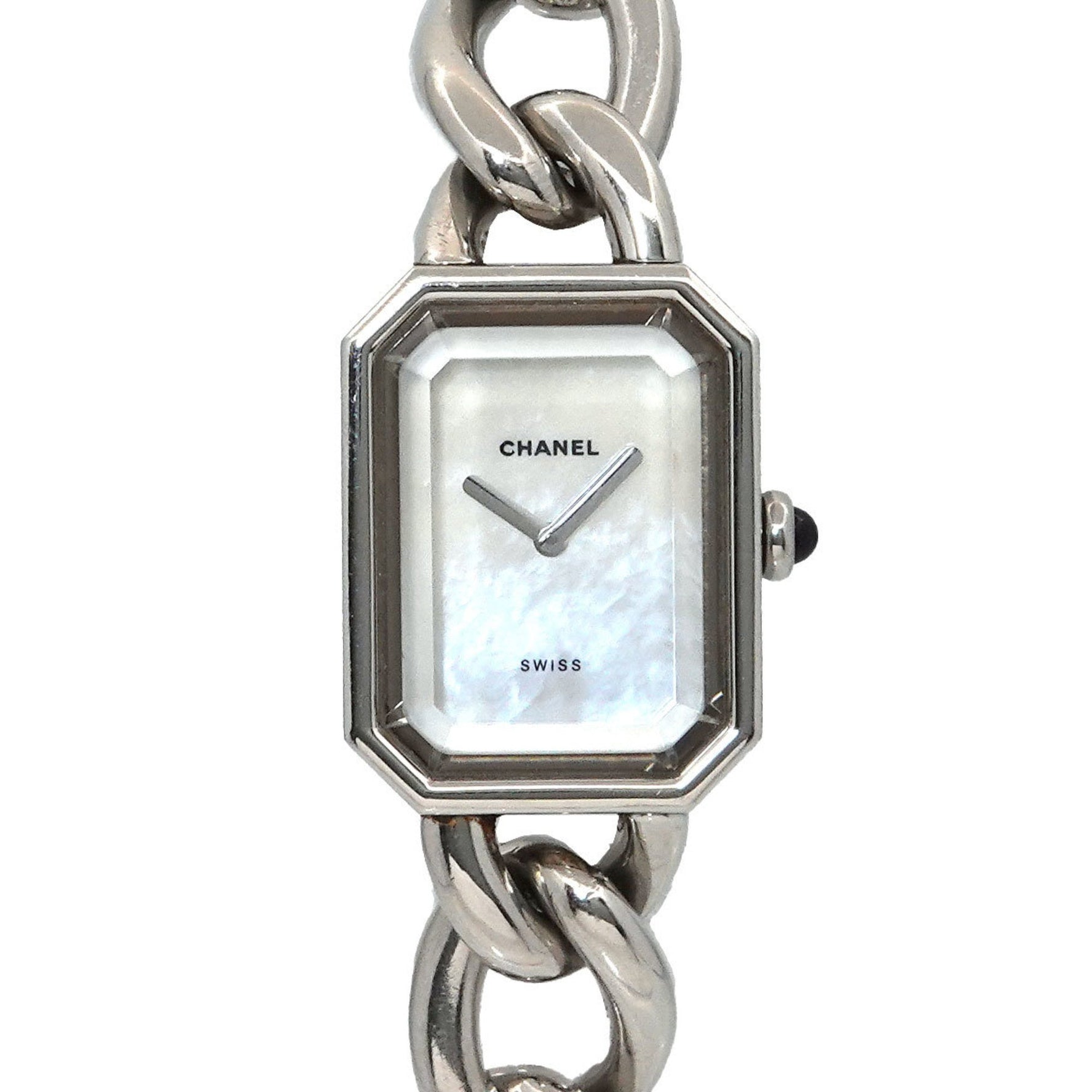 CHANEL Premiere White Shell Quartz Watch, Size L