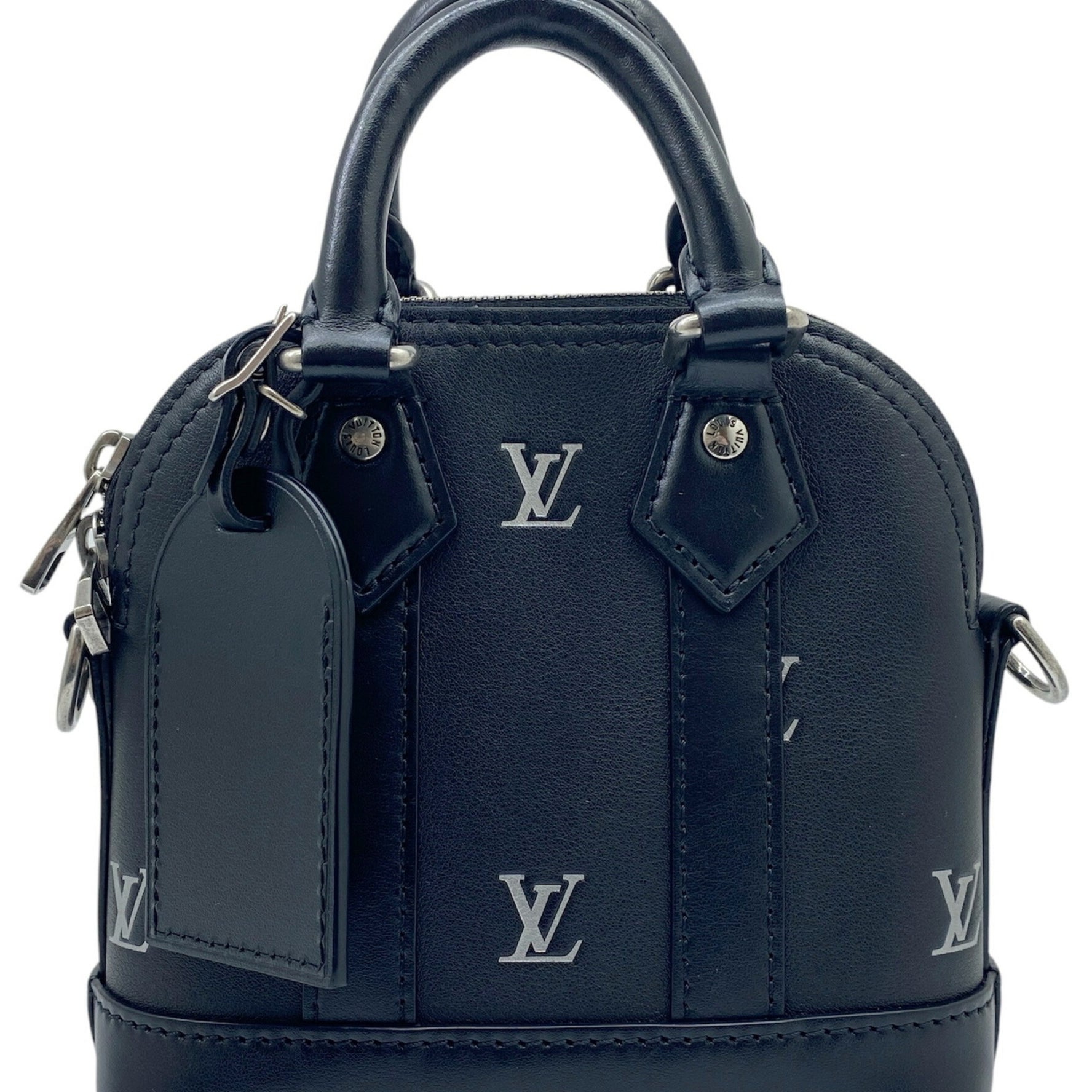 LOUIS VUITTON Nano Alma Pharrell Williams Leather RFID Handbag Shoulder Bag and Men