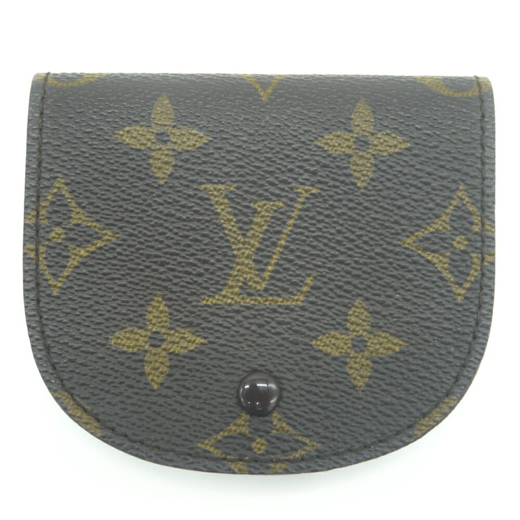 Louis Vuitton Porte Monnaie Gusset Monogram Coin Case Wallet
