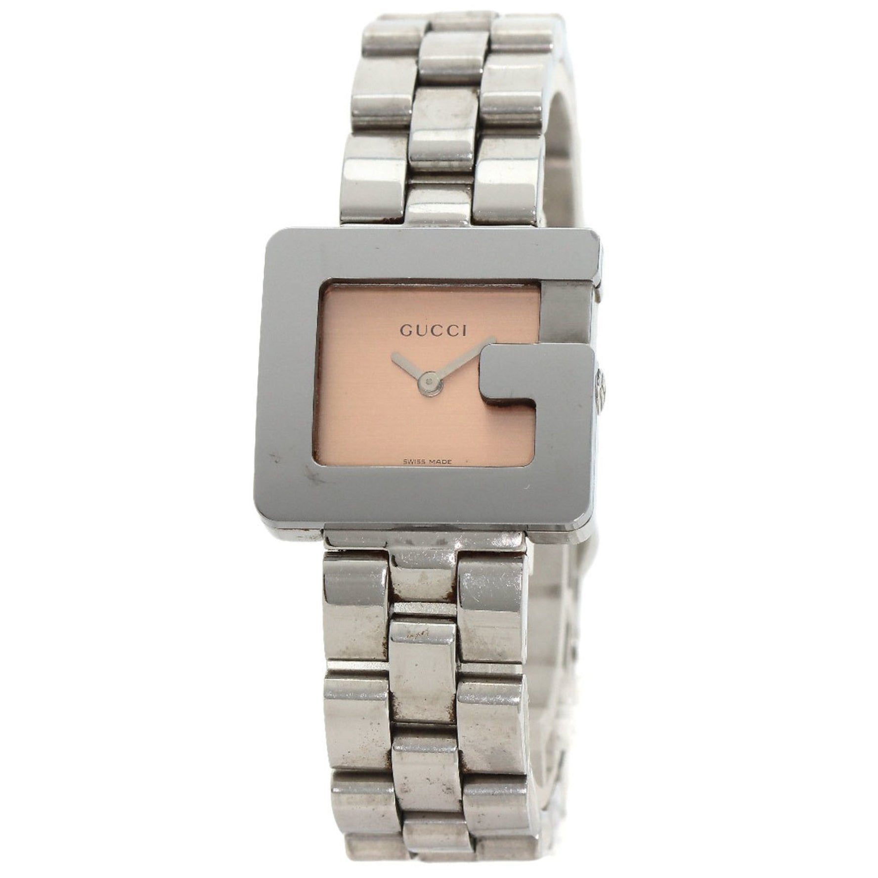 Gucci 3600L G Square Watch Stainless Steel SS Ladies GUCCI