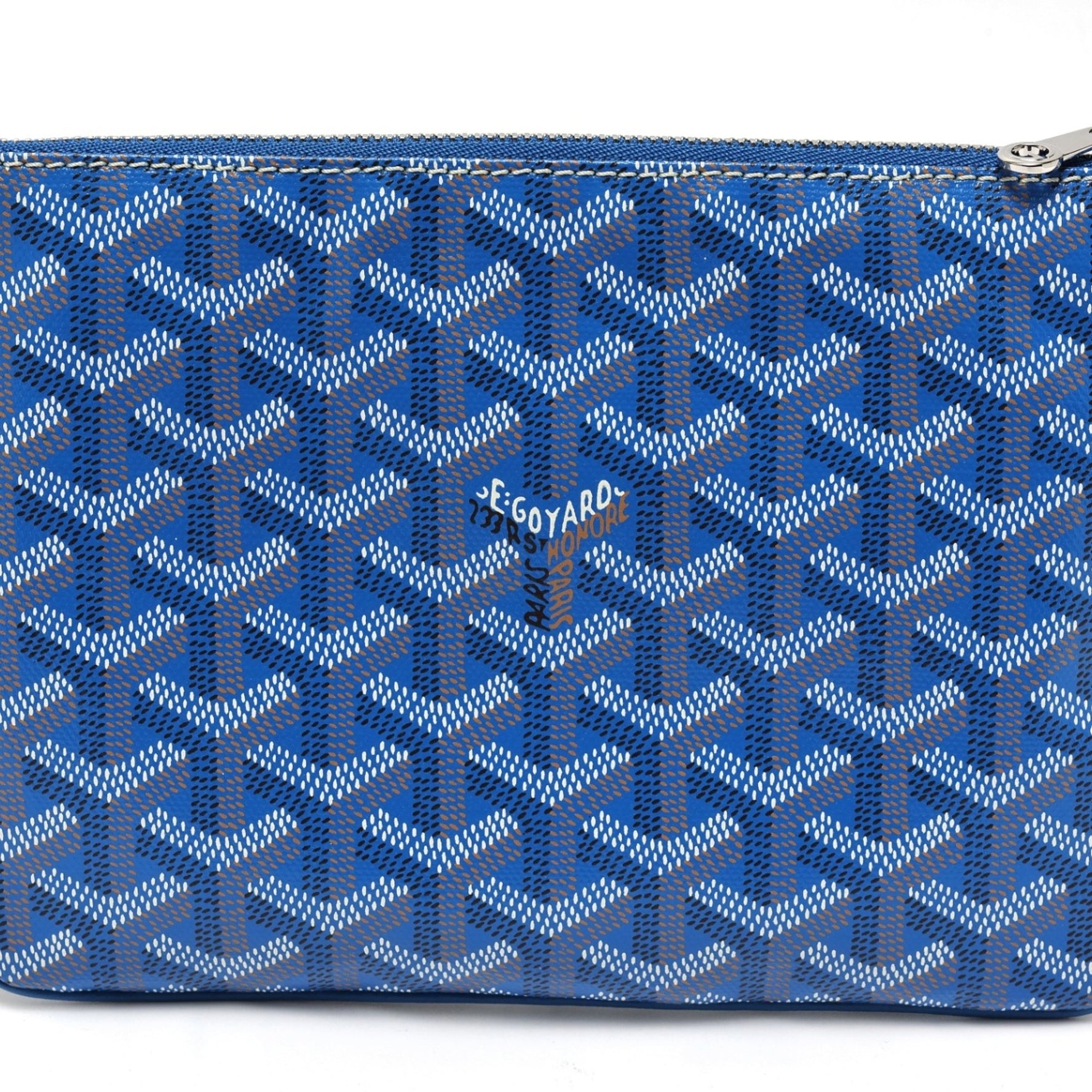 Goyard Senna PM Pouch Herringbone Pattern