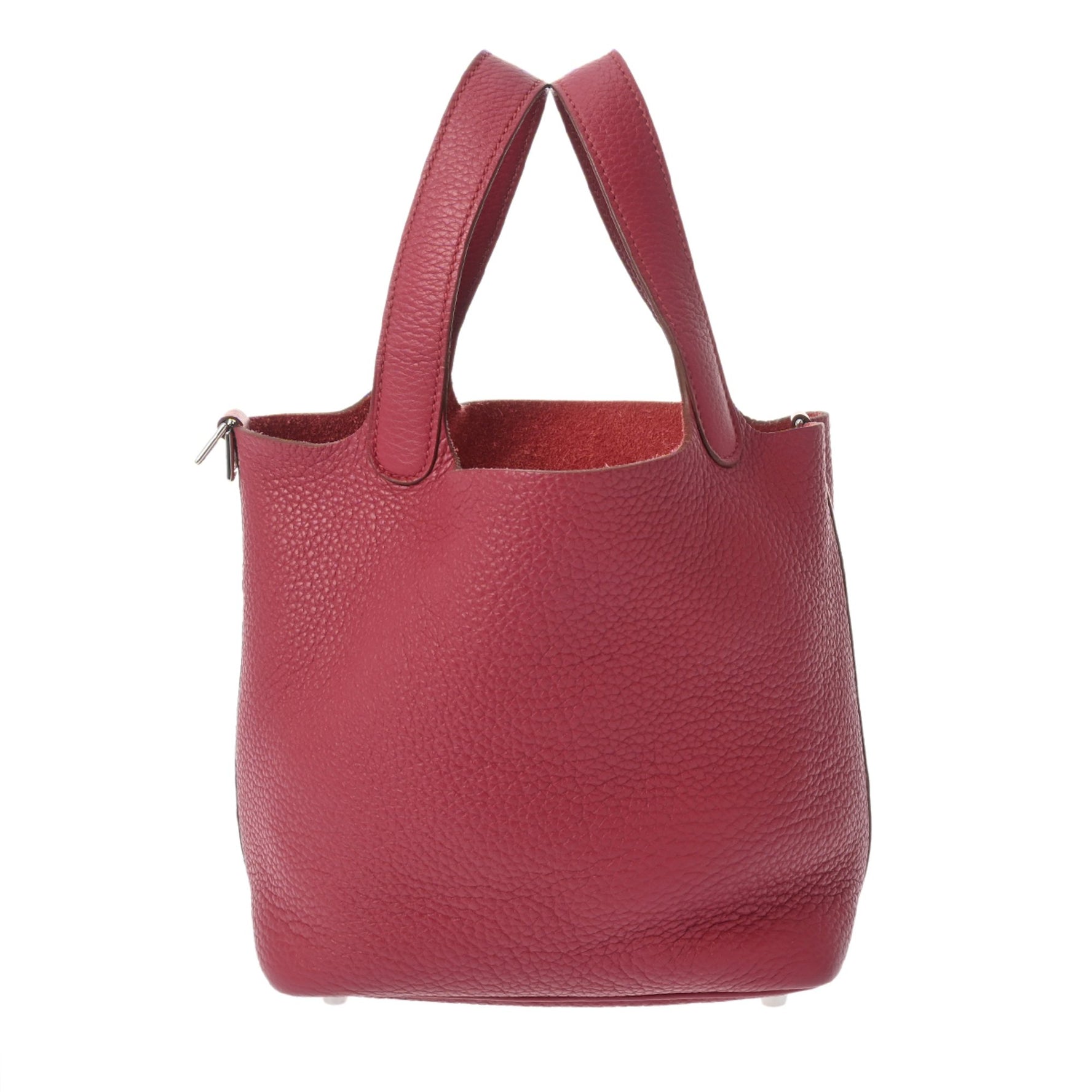 HERMES Picotin Lock PM T Stamp (circa 2015) Taurillon Clemence Leather Handbag, Condition: B, Pre-owned, Ginzo