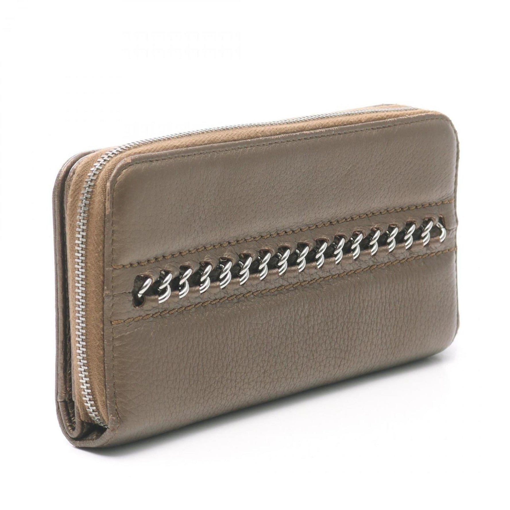 CHANEL Luxury Line Round Long Wallet in Calfskin Leather