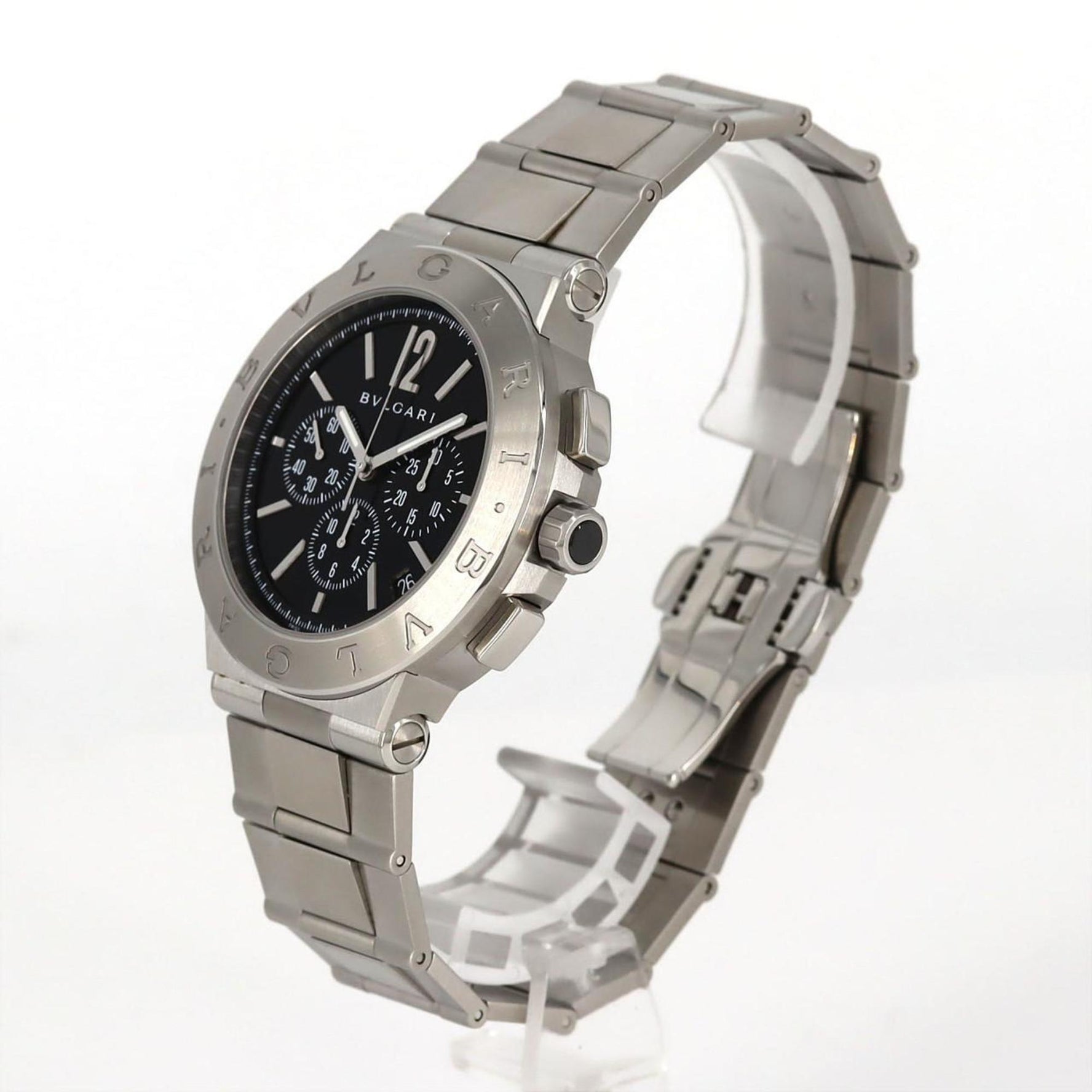 Bvlgari Diagono Velocissimo Stainless Steel Automatic Watch