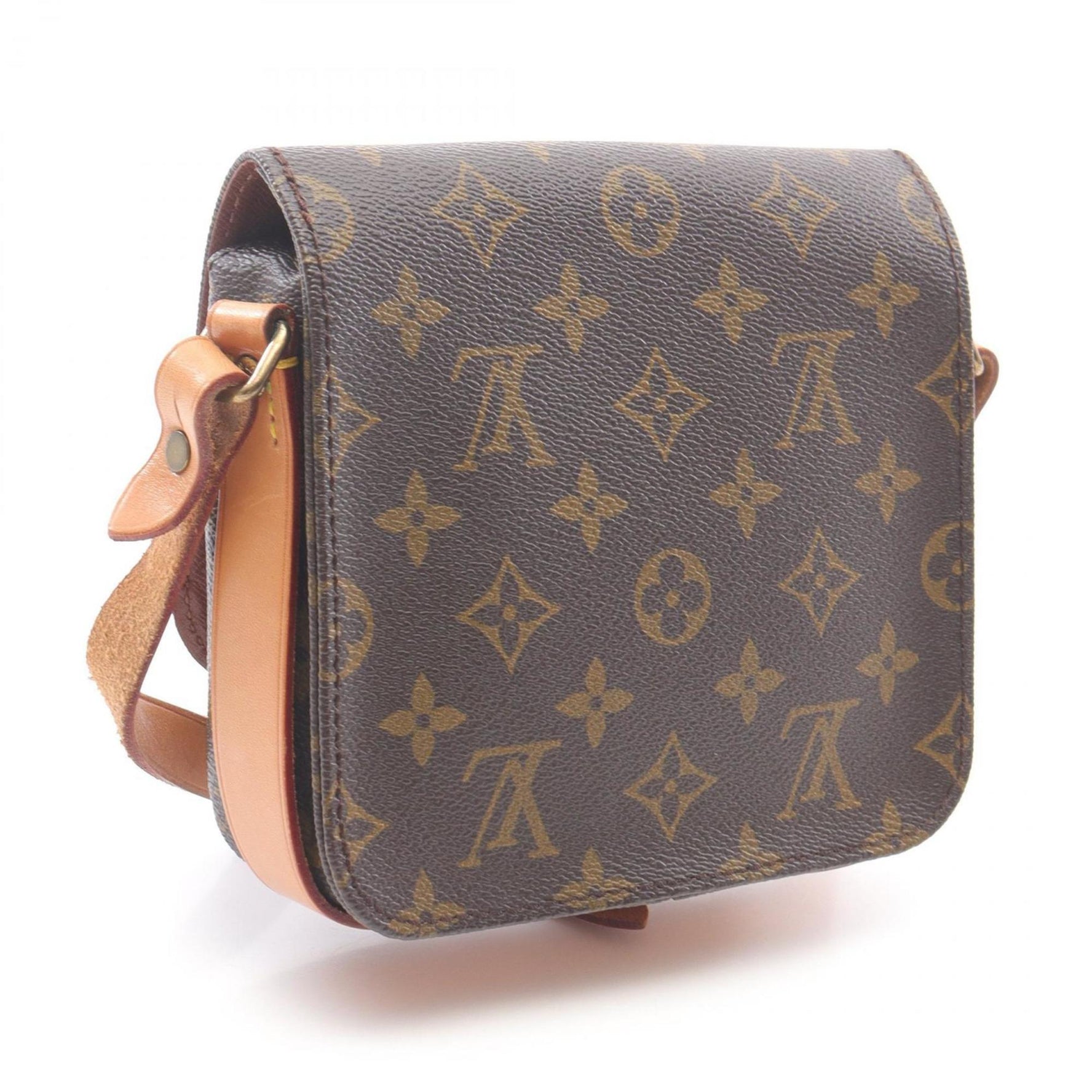 Louis Vuitton Cartesiere PM Shoulder Bag, Coated Canvas and Leather, Monogram, Brown