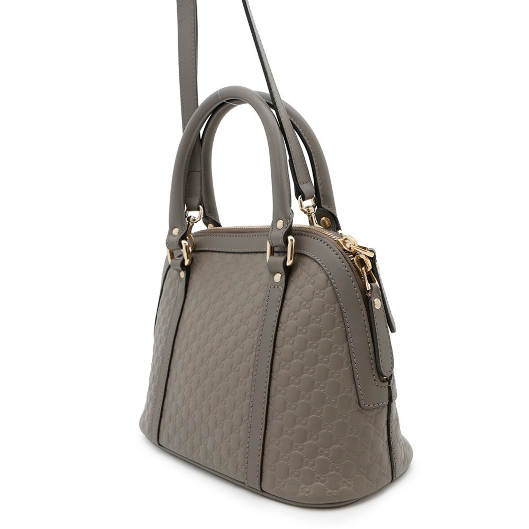Gucci Micro Guccissima Handbag GUCCI Shoulder Bag with GG Pattern