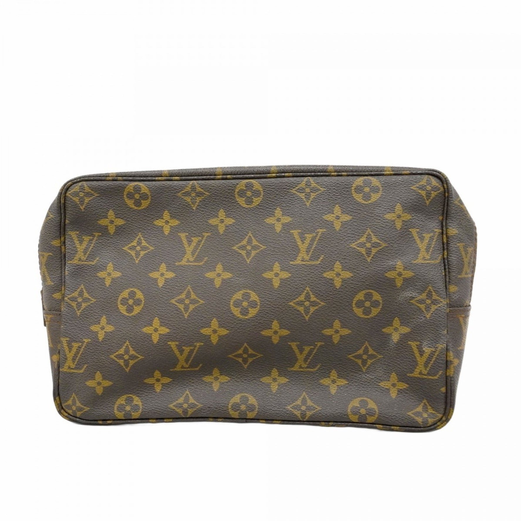 Louis Vuitton Monogram True Toilet Wallet 28 M47522 Brown Women's Pouch