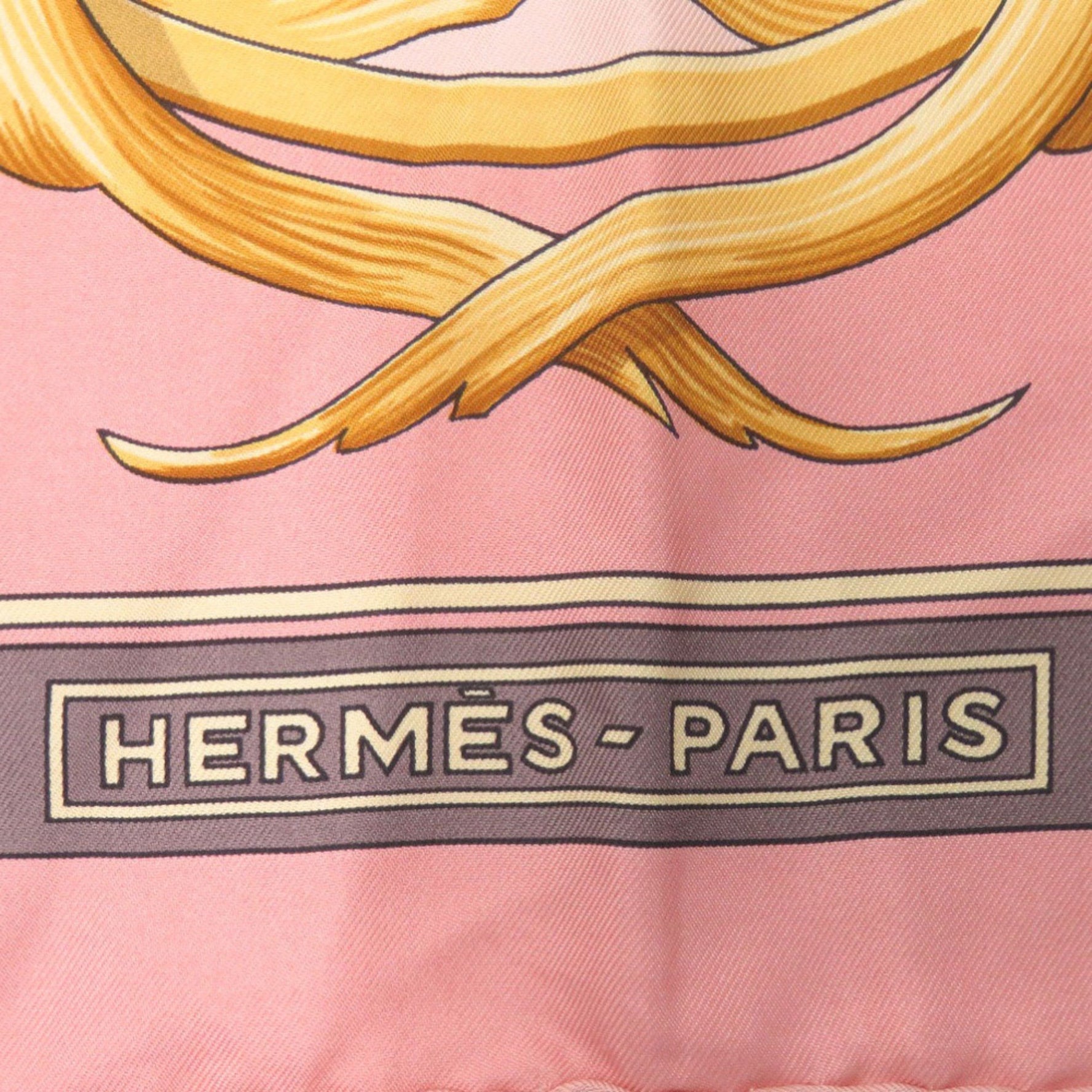 Hermès Carré 90 Imperial Studies Silk Scarf Muffler 0120 HERMES