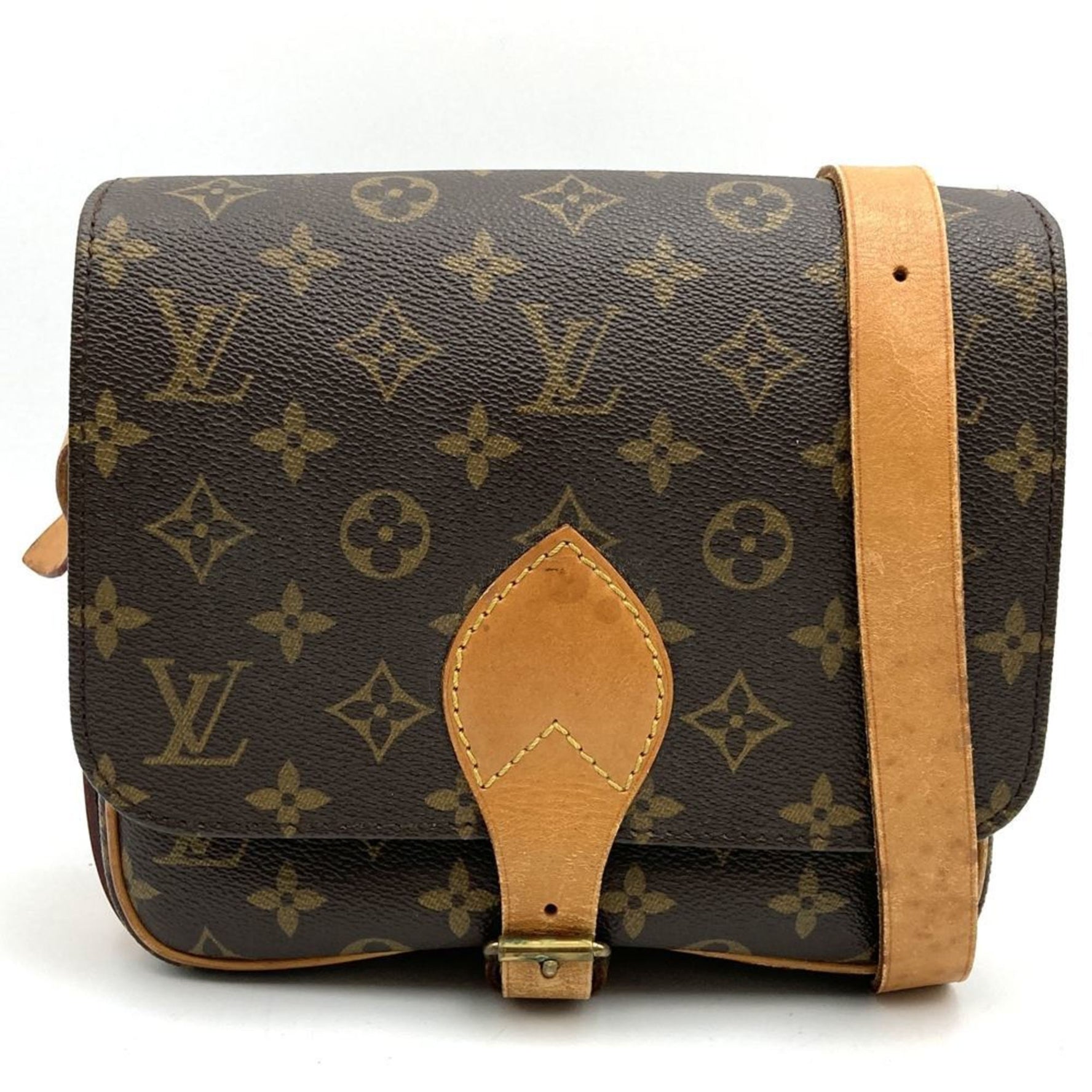 Louis Vuitton Cartesiere Shoulder Bag Monogram Canvas Men's