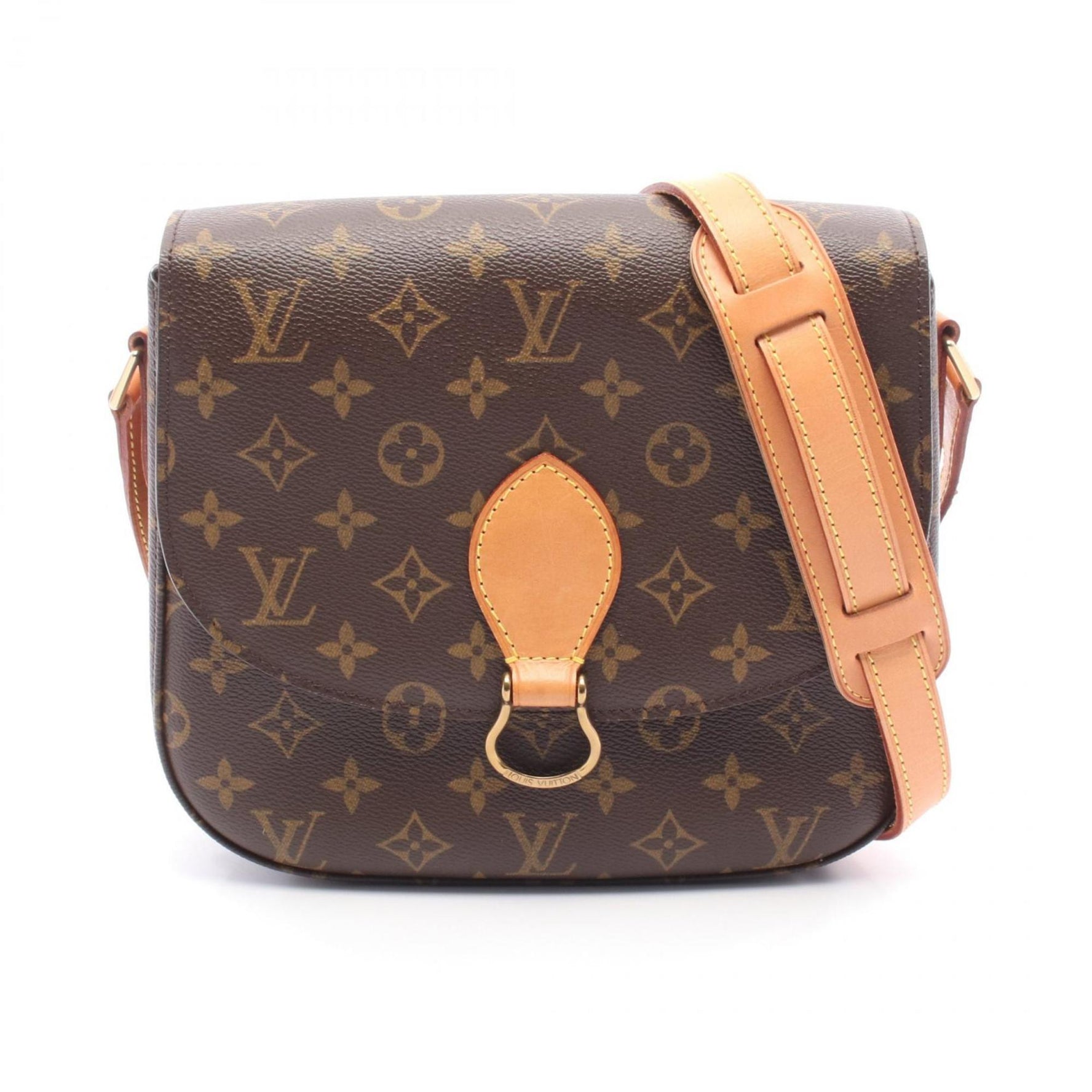 Louis Vuitton Saint-Cloud GM Monogram Shoulder Bag, Coated Canvas and Leather