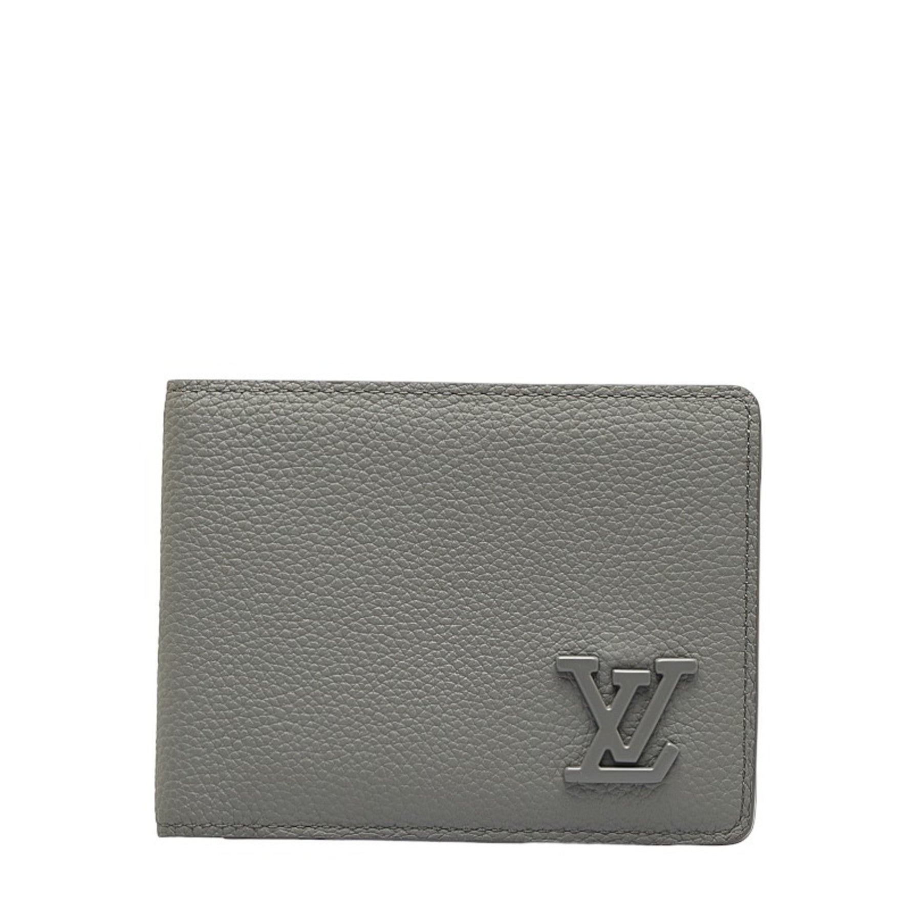 Louis Vuitton Aerogram Portefeuille Multiple Card Case Bi-fold Wallet M81026 Grey Leather Men's LOUIS VUITTON